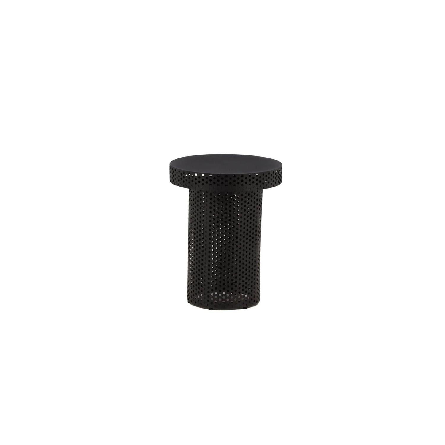 Beistelltisch Bearsden x Josefin Lustig ⌀40cm aus Metall - Schwarz-Beistelltische-Venture Home-le canapé