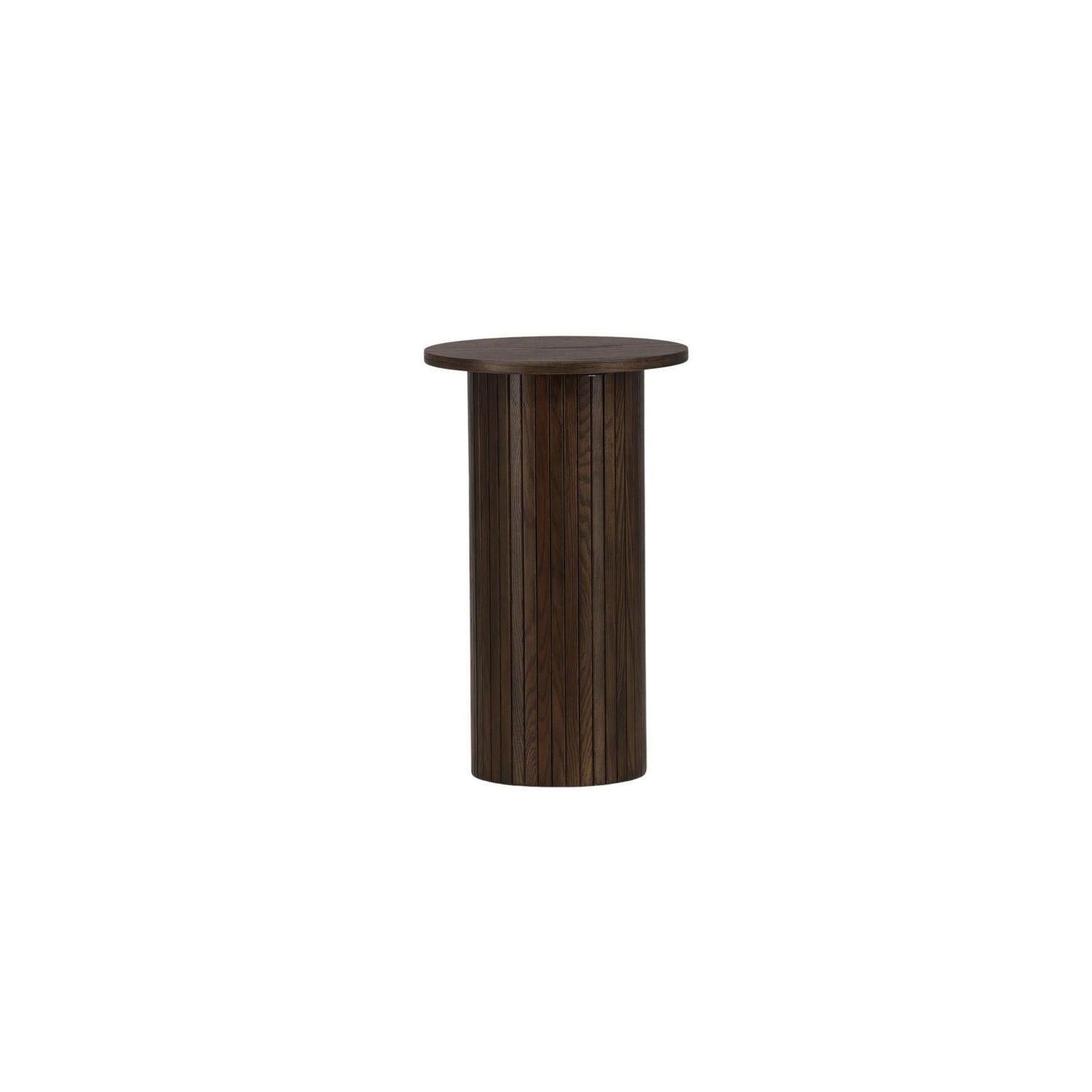 Beistelltisch Bianca Ø40cm - Mokka-Beistelltische-Venture Home-le canapé