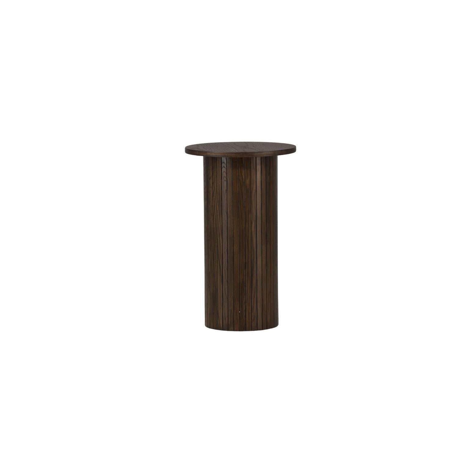 Beistelltisch Bianca Ø40cm - Mokka-Beistelltische-Venture Home-le canapé