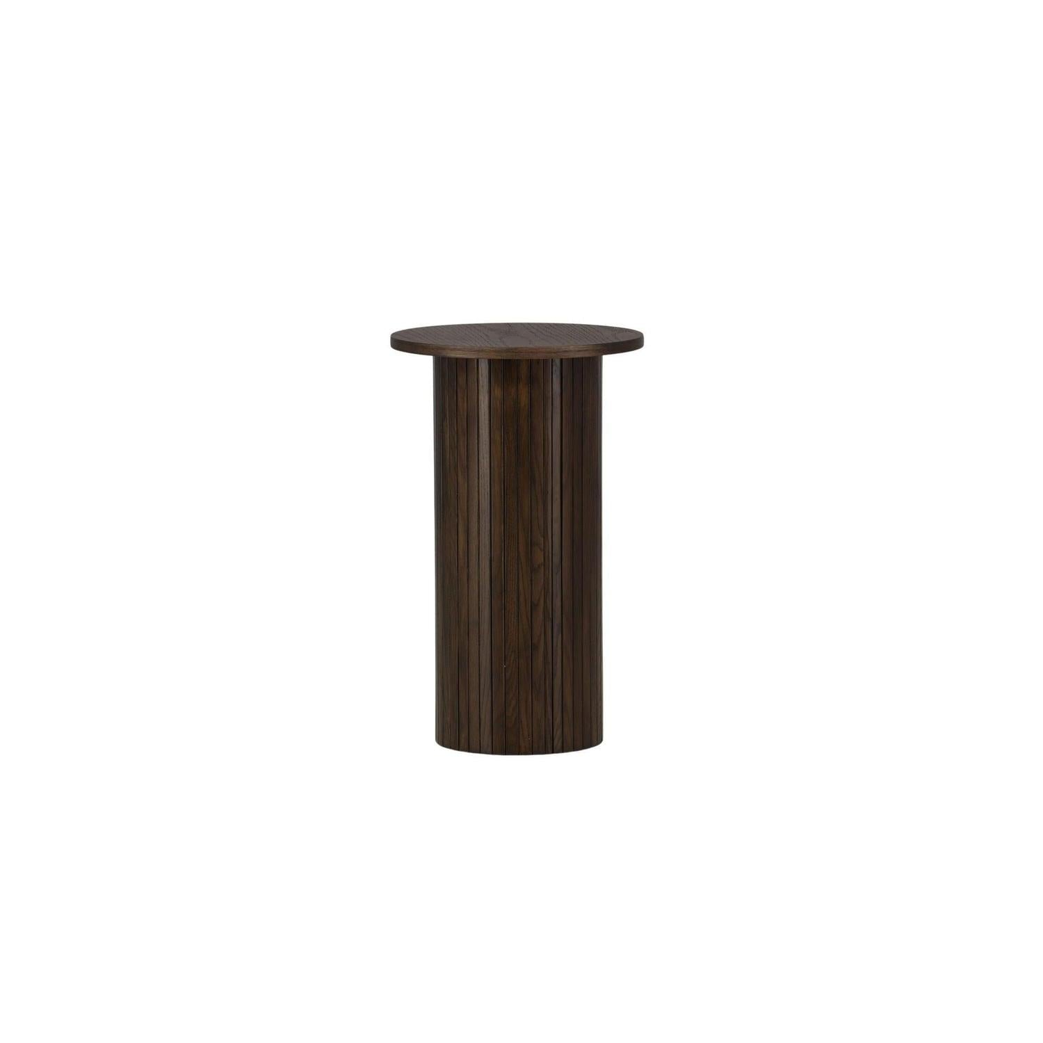 Beistelltisch Bianca Ø40cm - Mokka-Beistelltische-Venture Home-le canapé