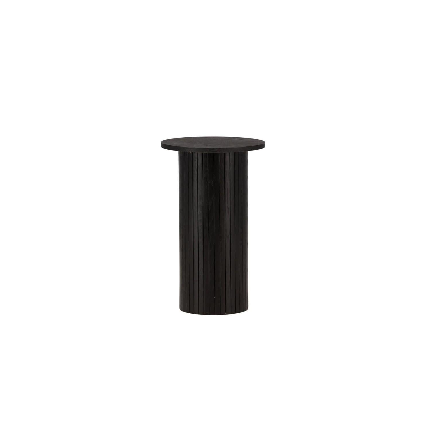 Beistelltisch Bianca Ø40cm - Schwarz-Beistelltische-Venture Home-le canapé