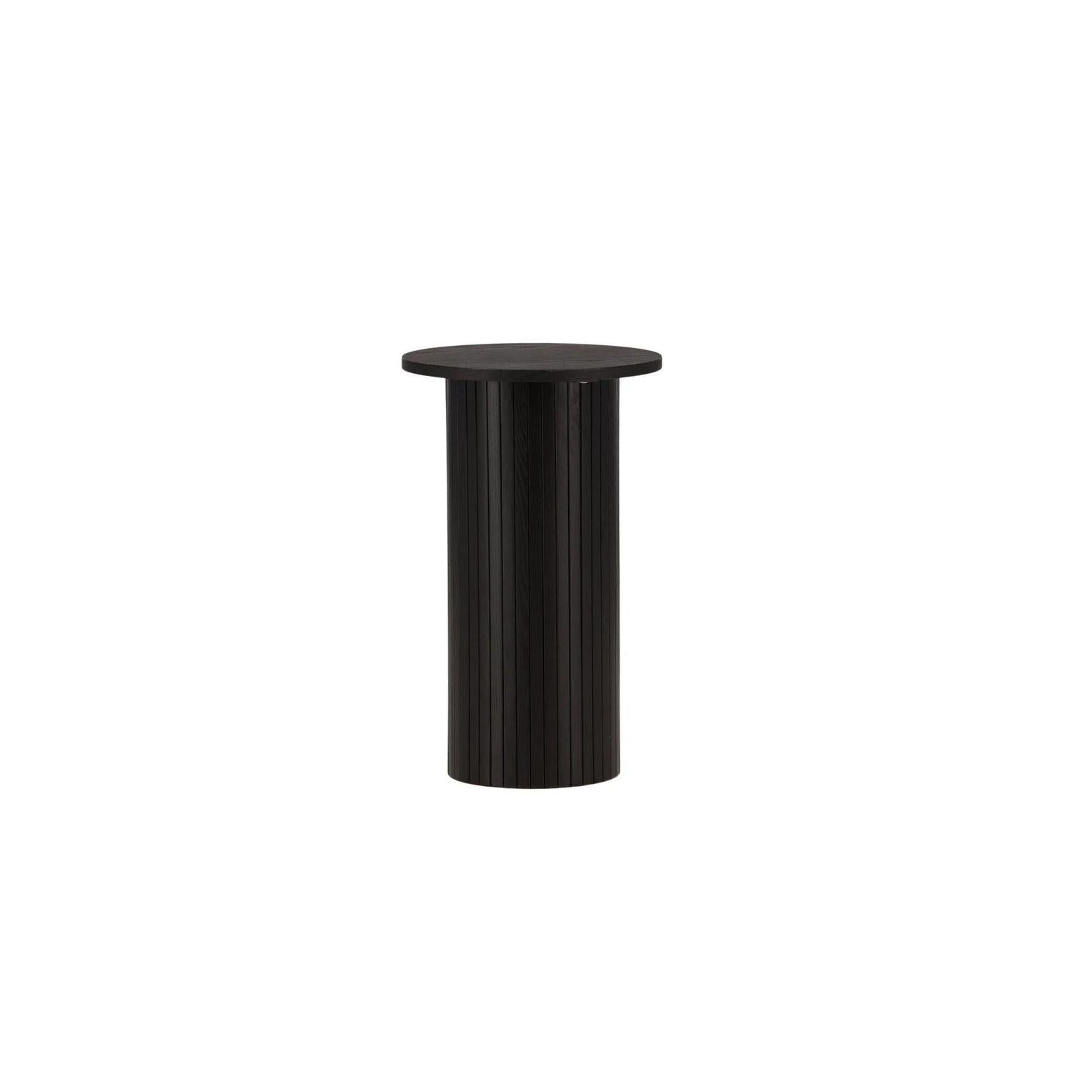 Beistelltisch Bianca Ø40cm - Schwarz-Beistelltische-Venture Home-le canapé