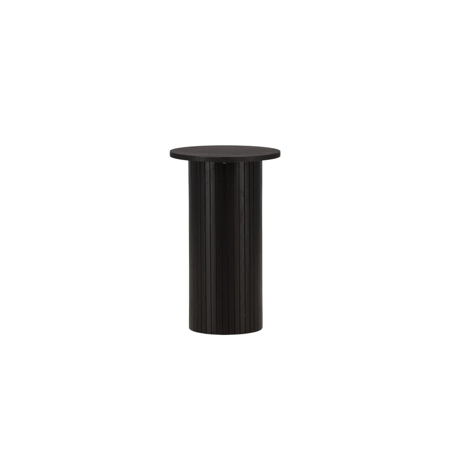Beistelltisch Bianca Ø40cm - Schwarz-Beistelltische-Venture Home-le canapé