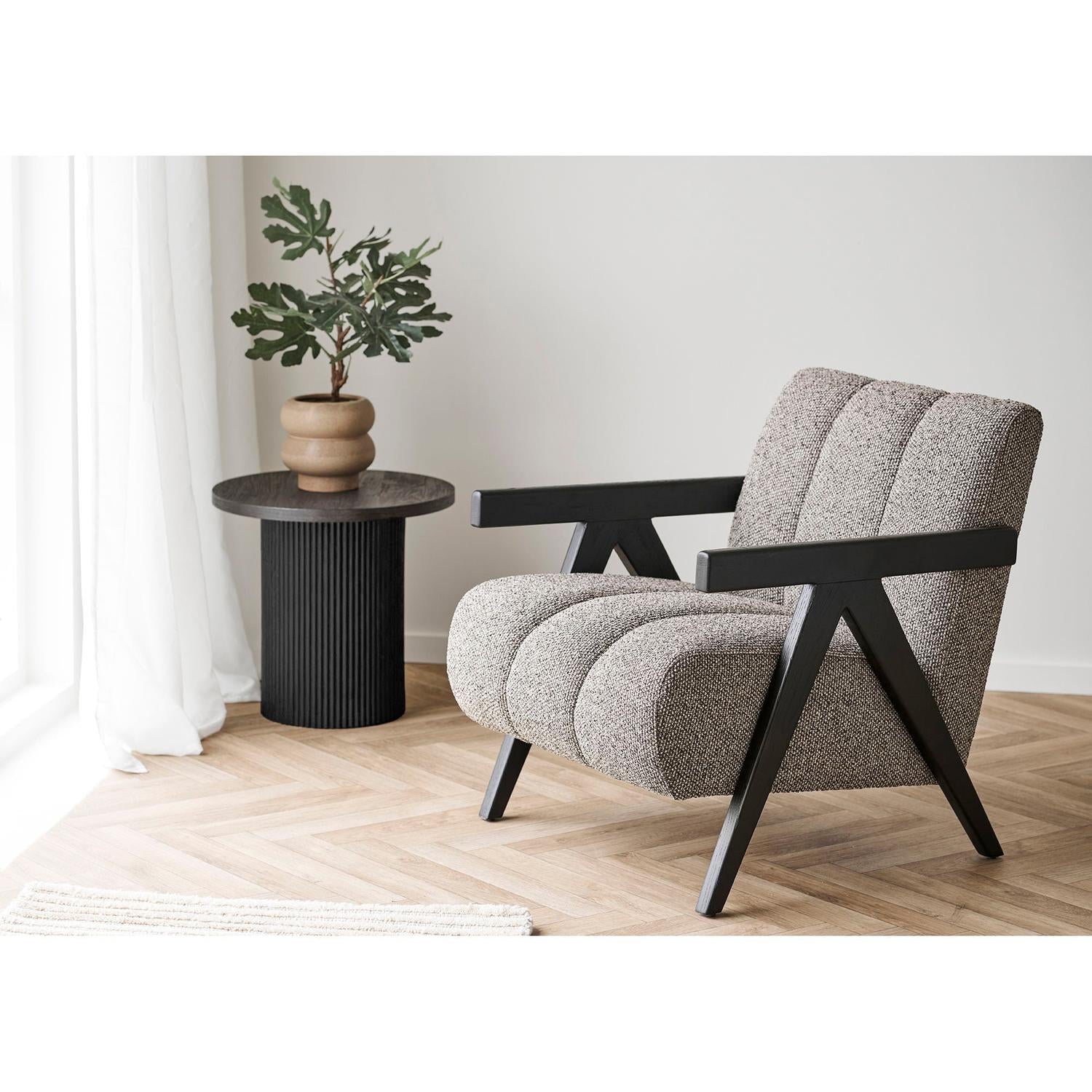 Beistelltisch Boavista Ø48cm - Dunkelbraun-Beistelltische-House Nordic-le canapé