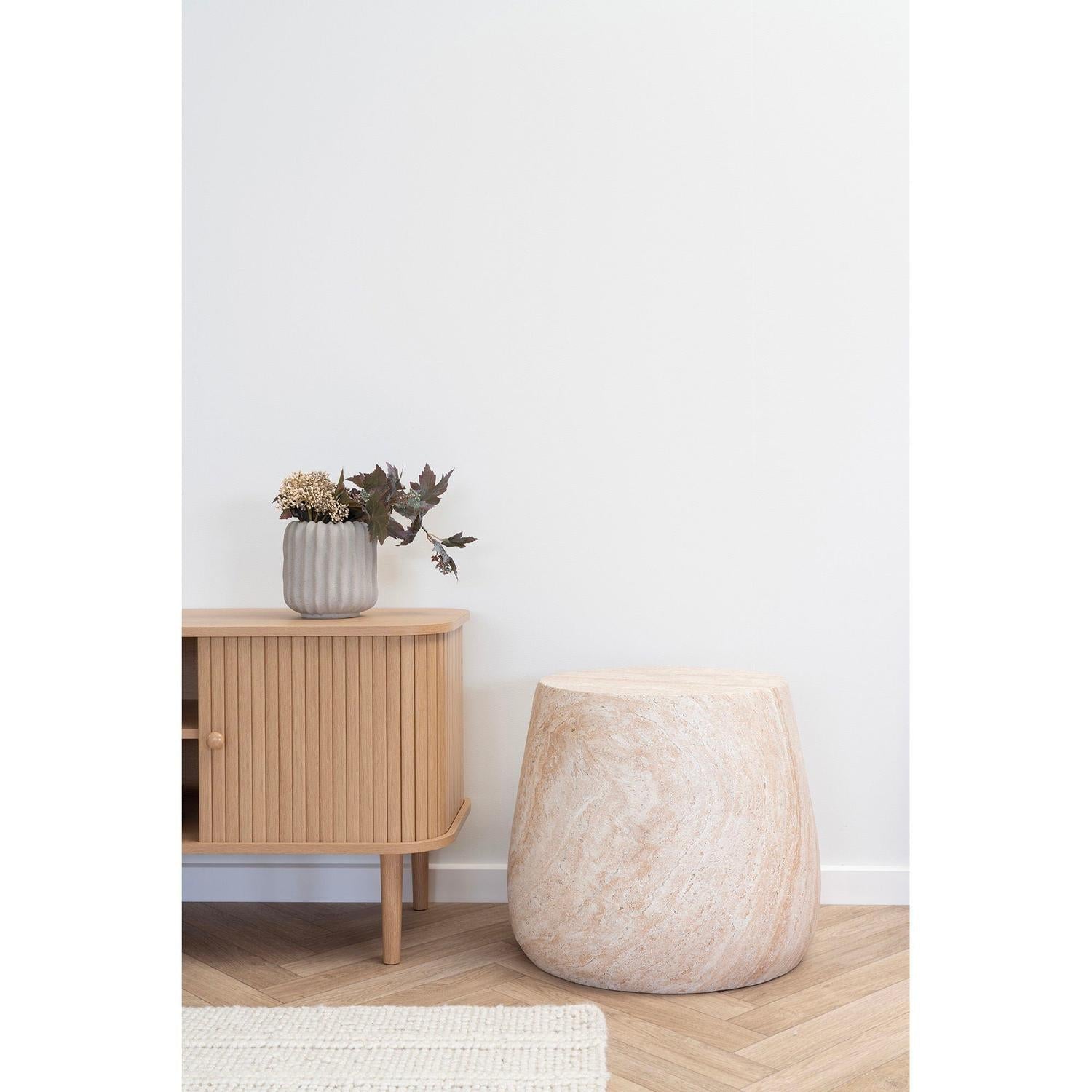 Beistelltisch Bonn aus Fiberclay Ø48cm - Beige-Beistelltische-House Nordic-le canapé