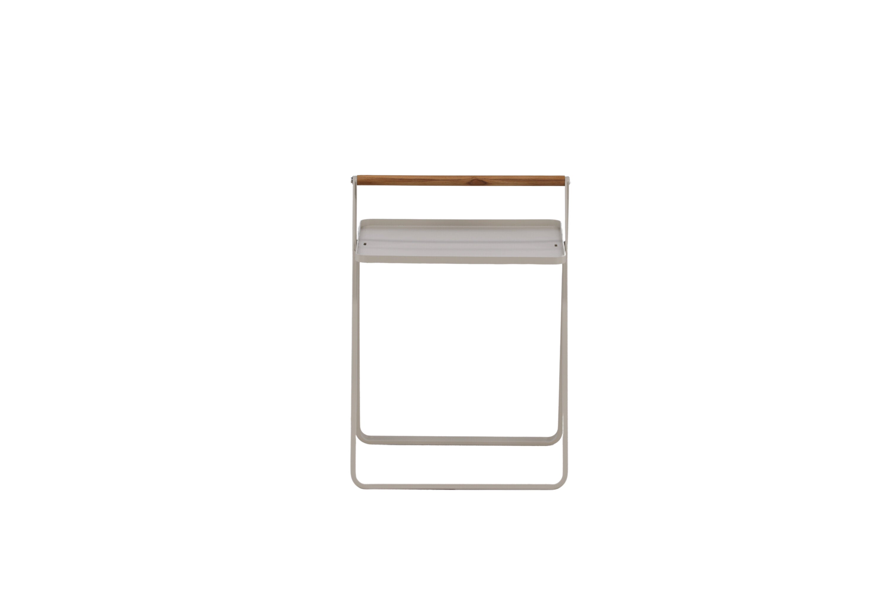 Beistelltisch Clarin 43cm aus Metall - Beige-Beistelltische-Venture Home-le canapé