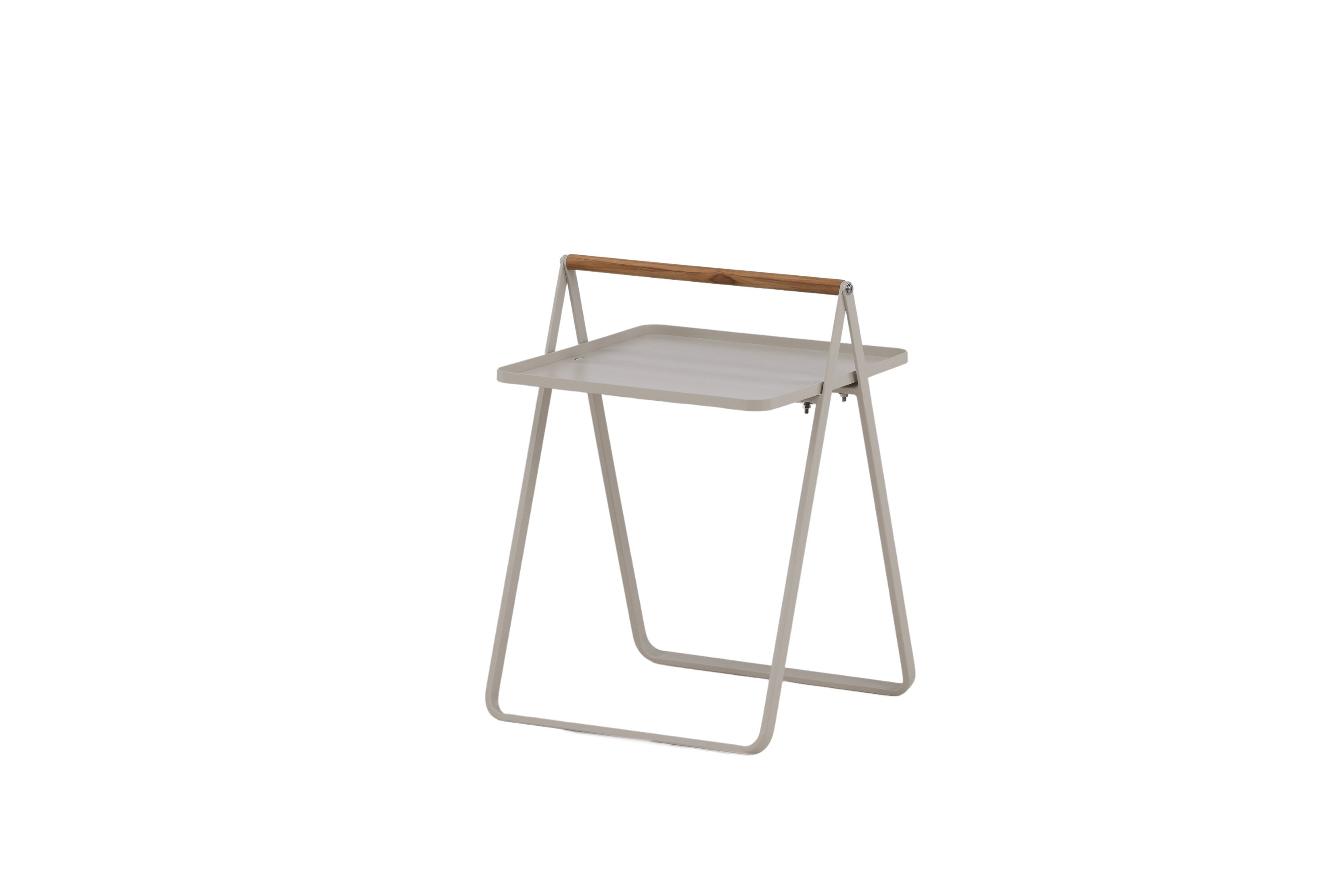 Beistelltisch Clarin 43cm aus Metall - Beige-Beistelltische-Venture Home-le canapé