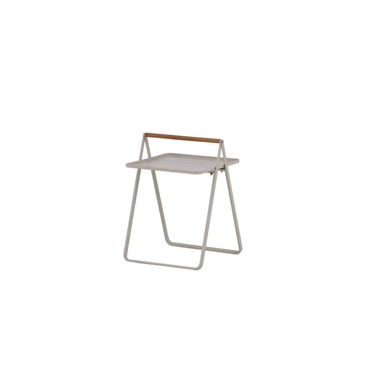 Beistelltisch Clarin 43cm aus Metall - Beige-Beistelltische-Venture Home-le canapé