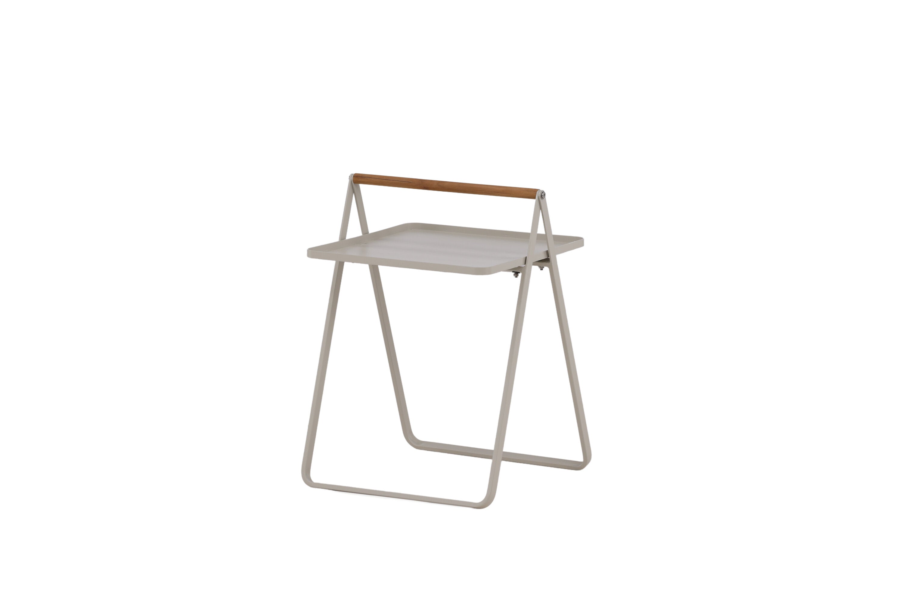 Beistelltisch Clarin 43cm aus Metall - Beige-Beistelltische-Venture Home-le canapé