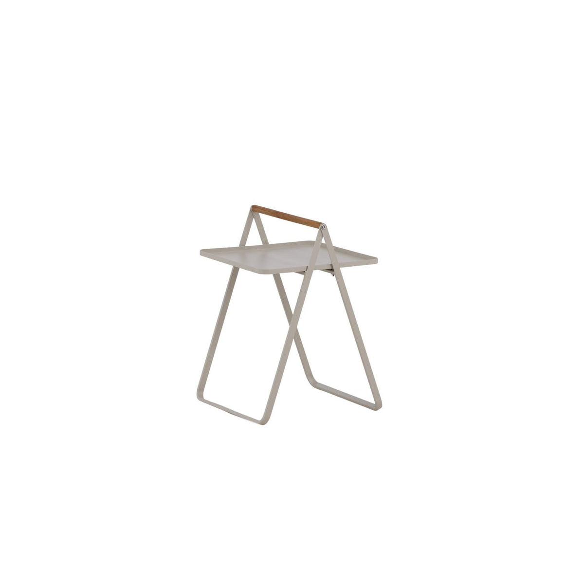 Beistelltisch Clarin 43cm aus Metall - Beige-Beistelltische-Venture Home-le canapé
