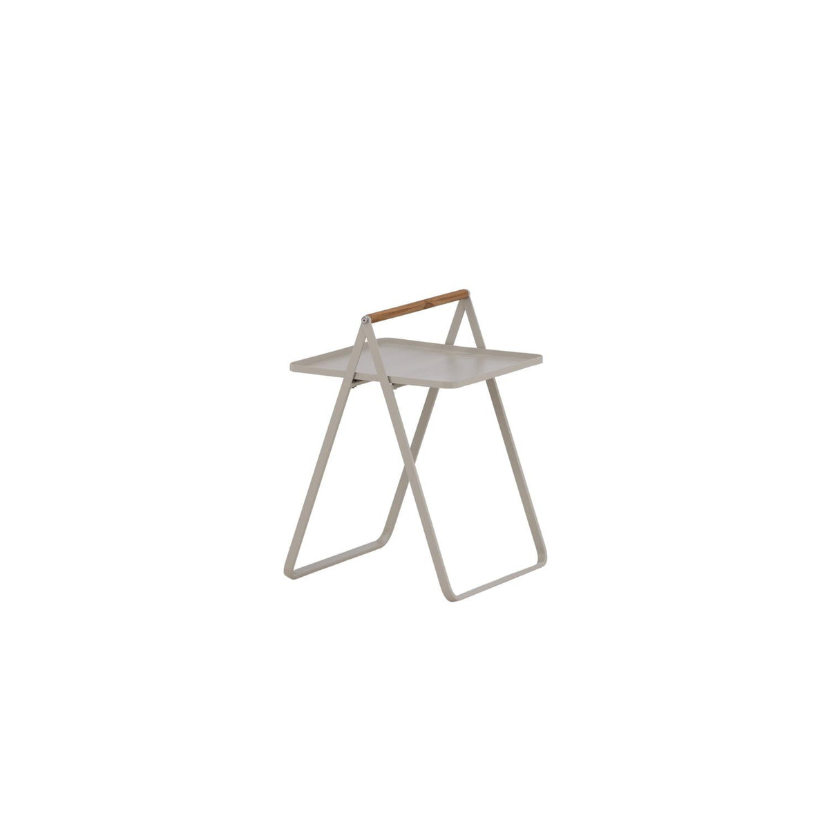 Beistelltisch Clarin 43cm aus Metall - Beige-Beistelltische-Venture Home-le canapé