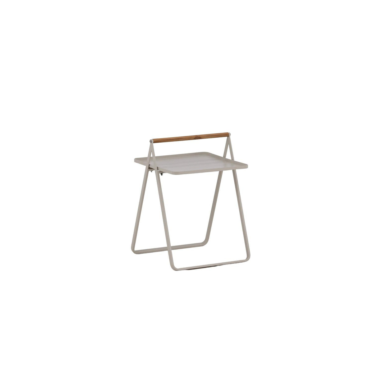 Beistelltisch Clarin 43cm aus Metall - Beige-Beistelltische-Venture Home-le canapé
