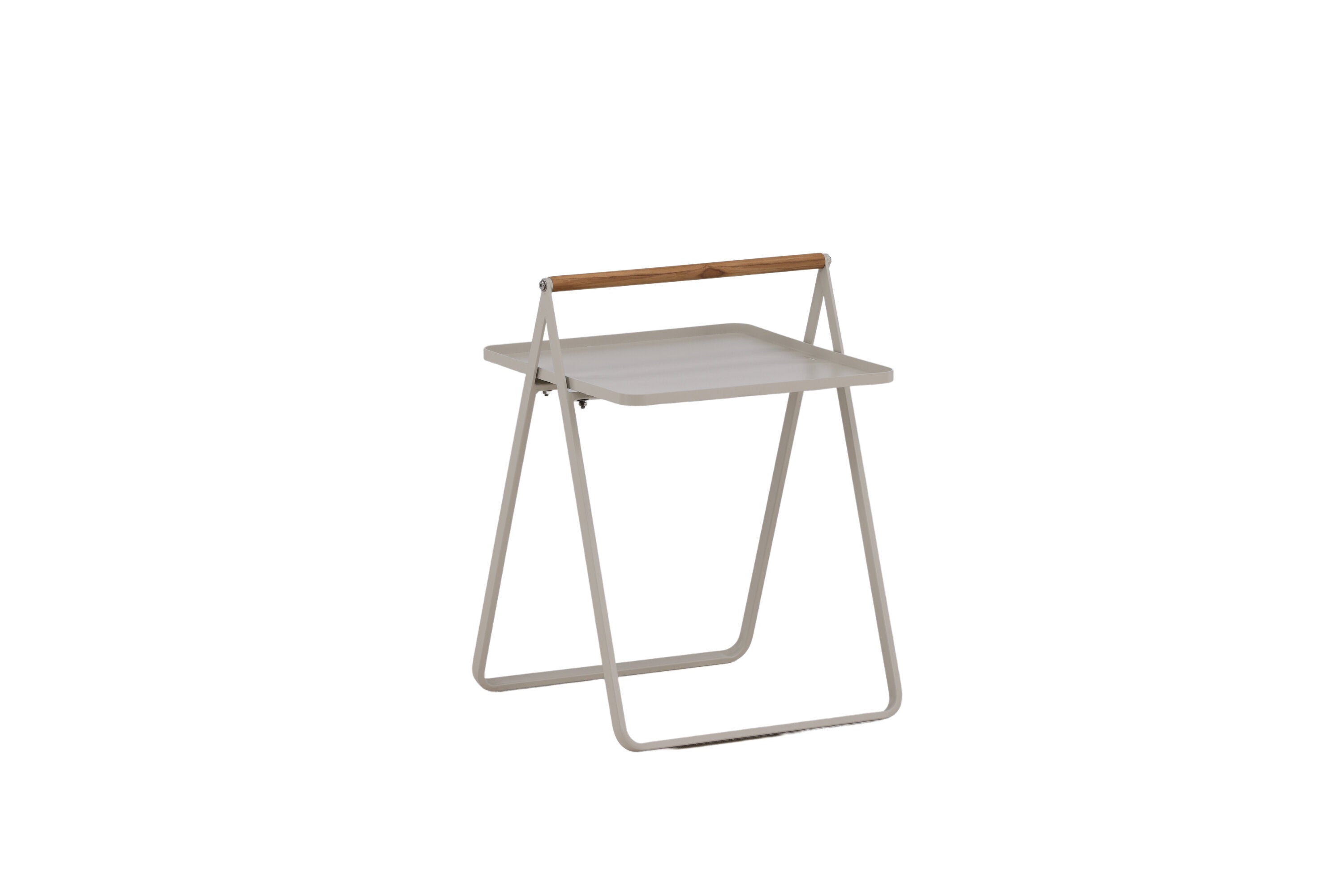 Beistelltisch Clarin 43cm aus Metall - Beige-Beistelltische-Venture Home-le canapé