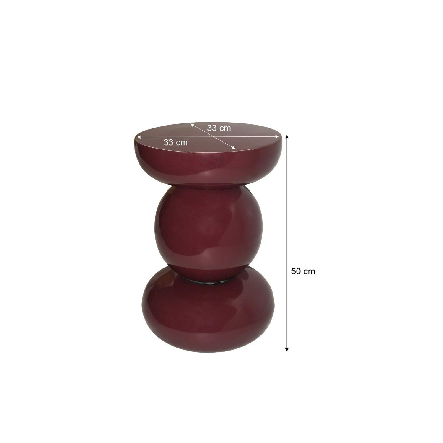 Beistelltisch Dex Ø33cm - Violett-Beistelltische-Livingfurn-le canapé