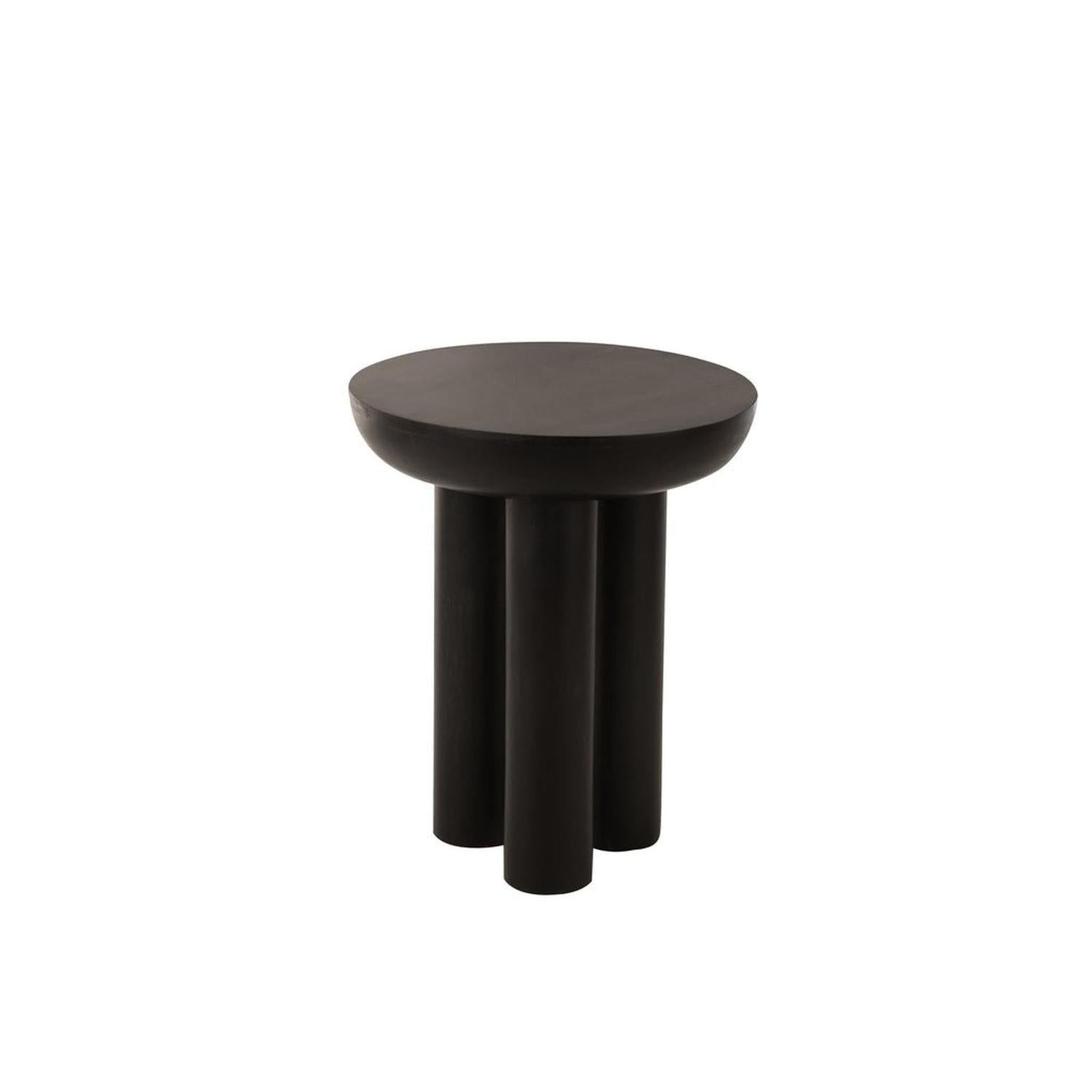 Beistelltisch Dreibein Mangoholz - Schwarz5400924460013Beistelltisch
