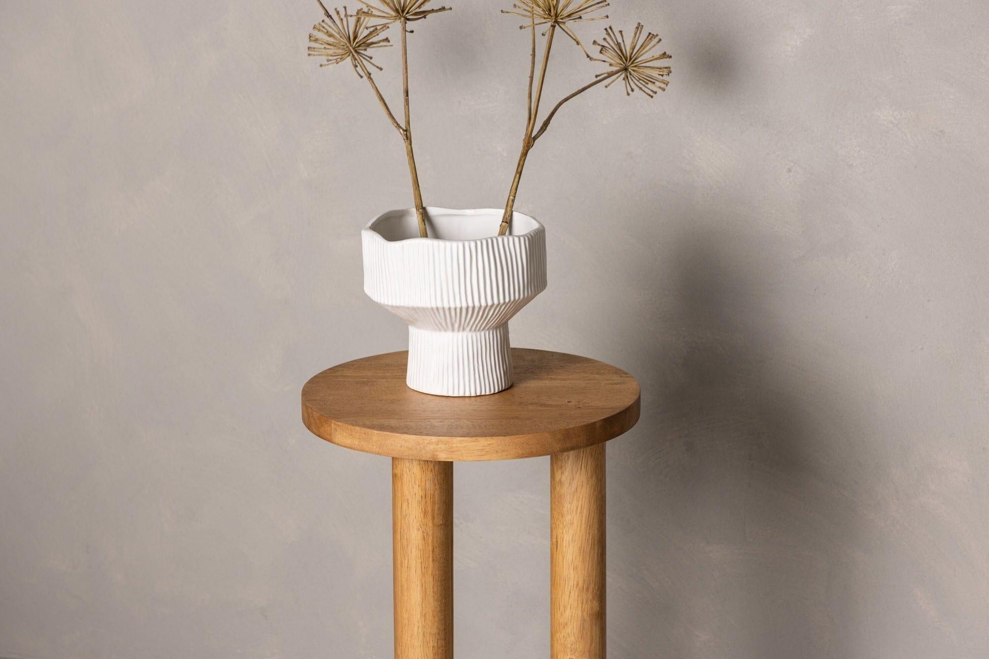 Beistelltisch Duxbury Ø35cm - Hellbraun-Beistelltisch-Venture Home-le canapé