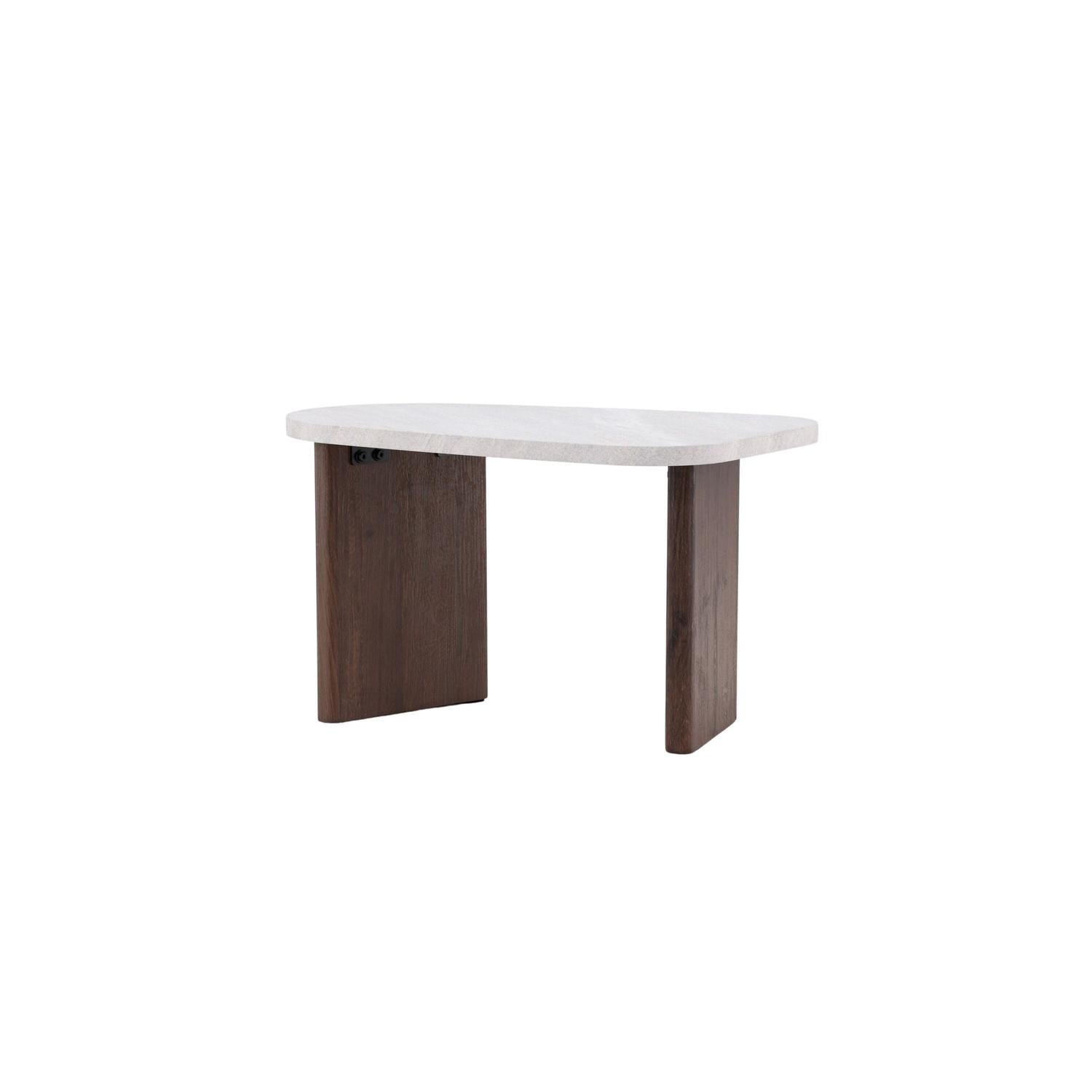 Beistelltisch Grönvik 70cm - Mokka & Betonoptik-Beistelltische-Venture Home-le canapé