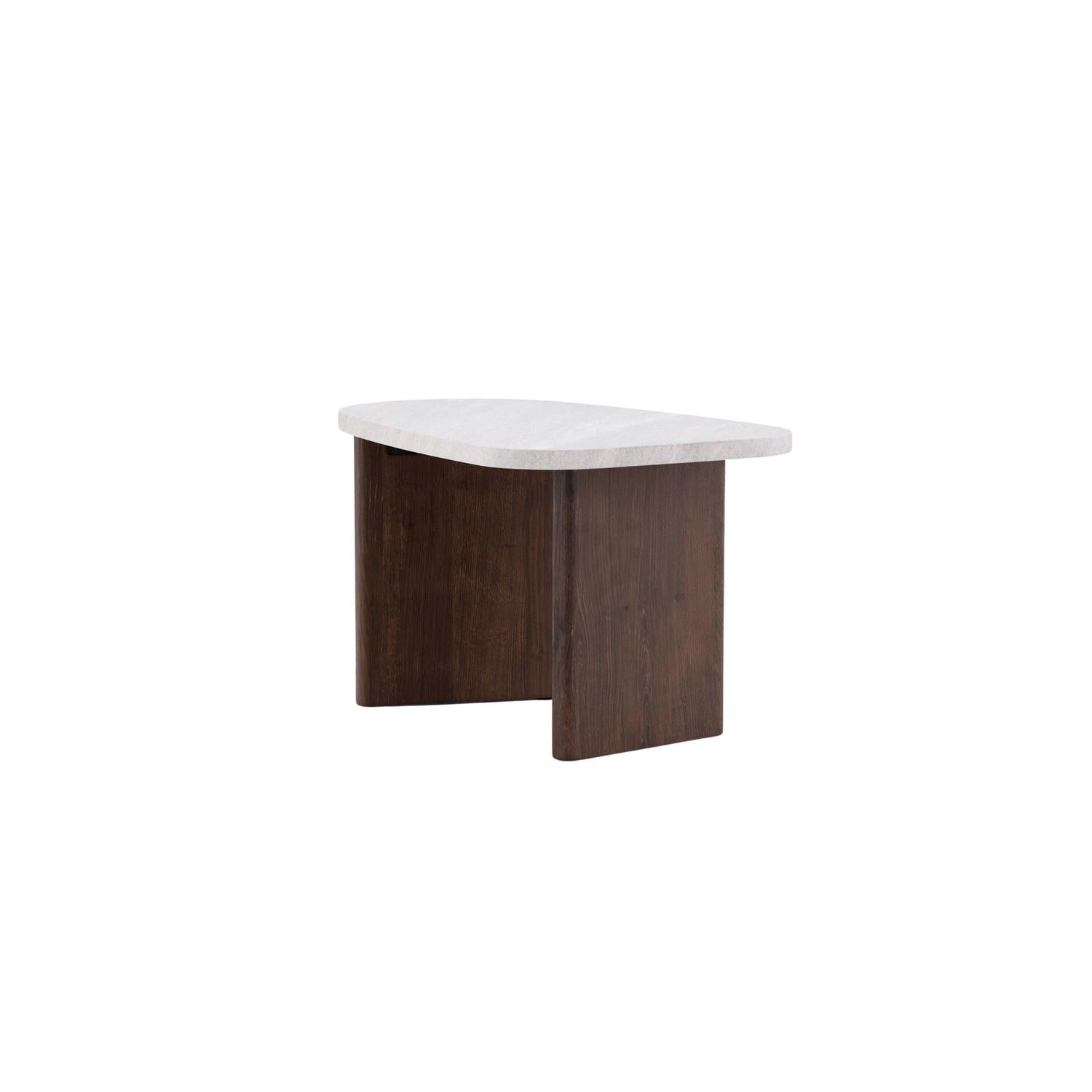 Beistelltisch Grönvik 70cm - Mokka & Betonoptik-Beistelltische-Venture Home-le canapé