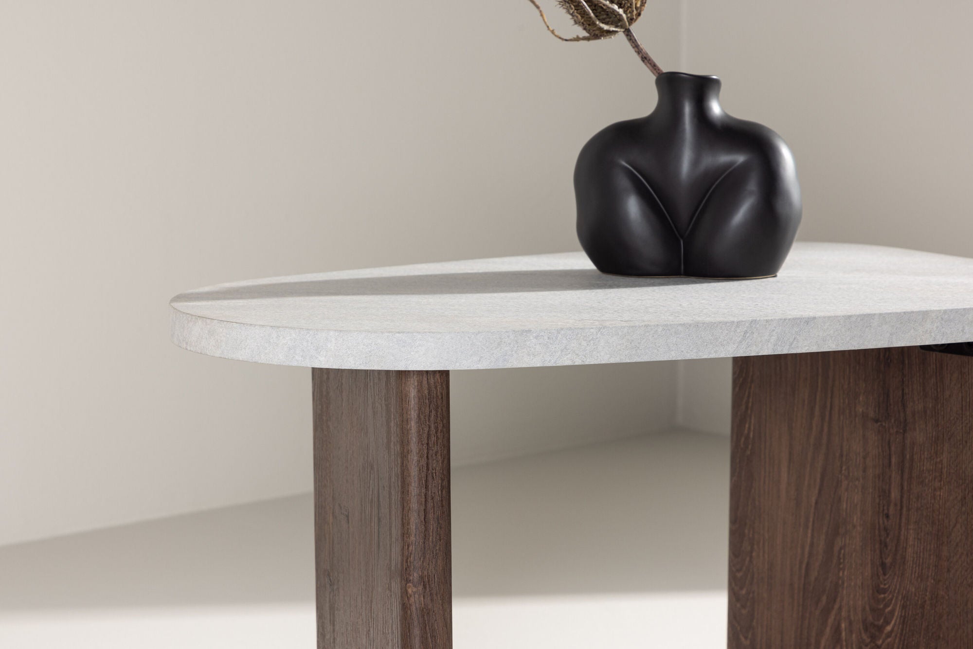 Beistelltisch Grönvik 70cm - Mokka & Betonoptik-Beistelltische-Venture Home-le canapé