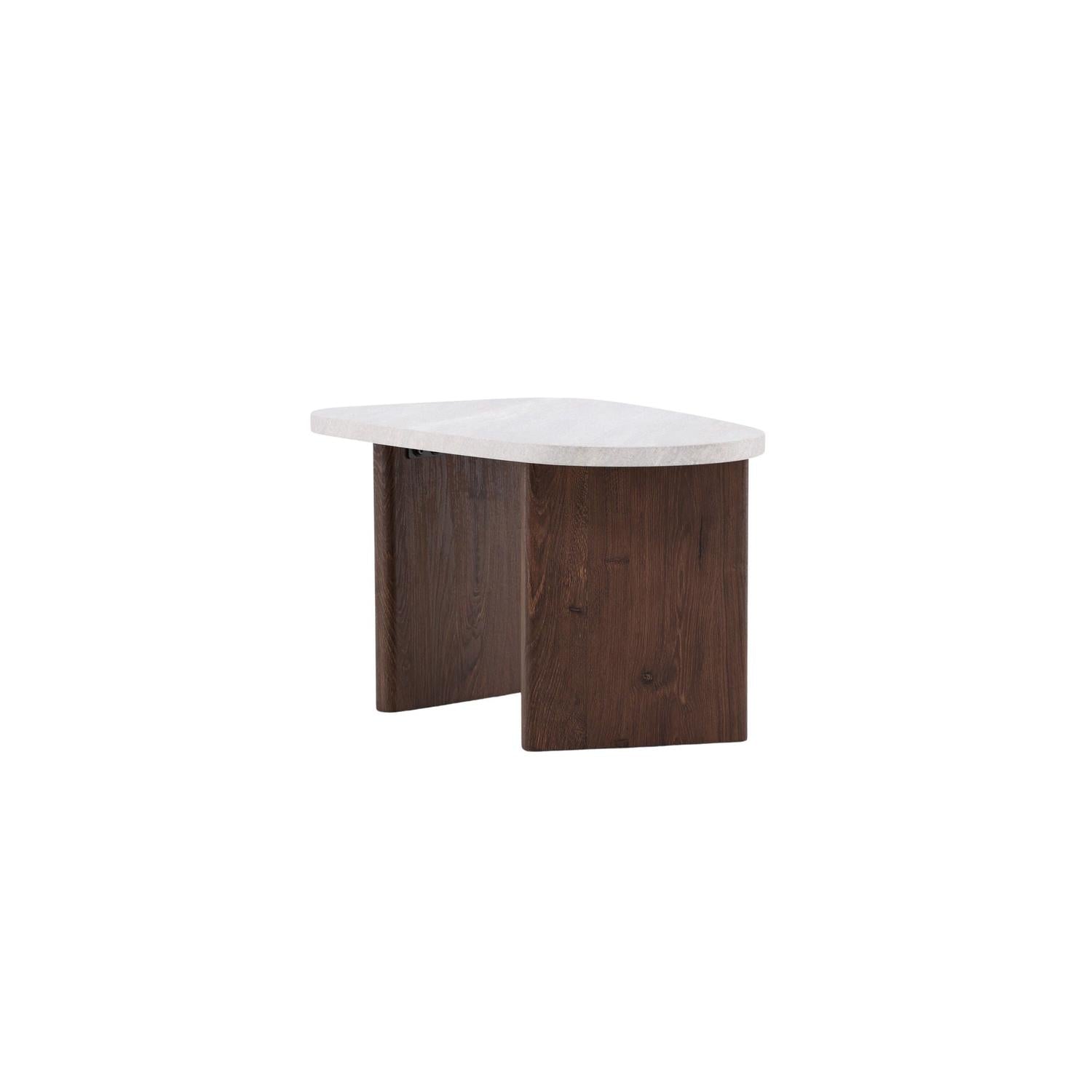 Beistelltisch Grönvik 70cm - Mokka & Betonoptik-Beistelltische-Venture Home-le canapé