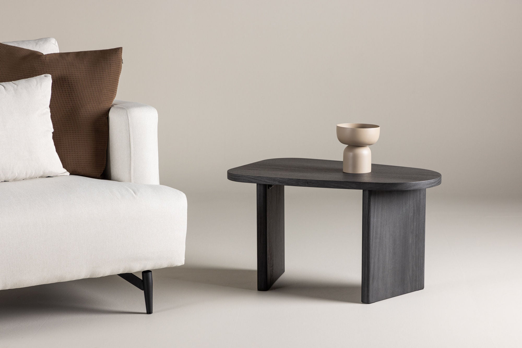 Beistelltisch Grönvik 70cm - Schwarz-Beistelltische-Venture Home-le canapé