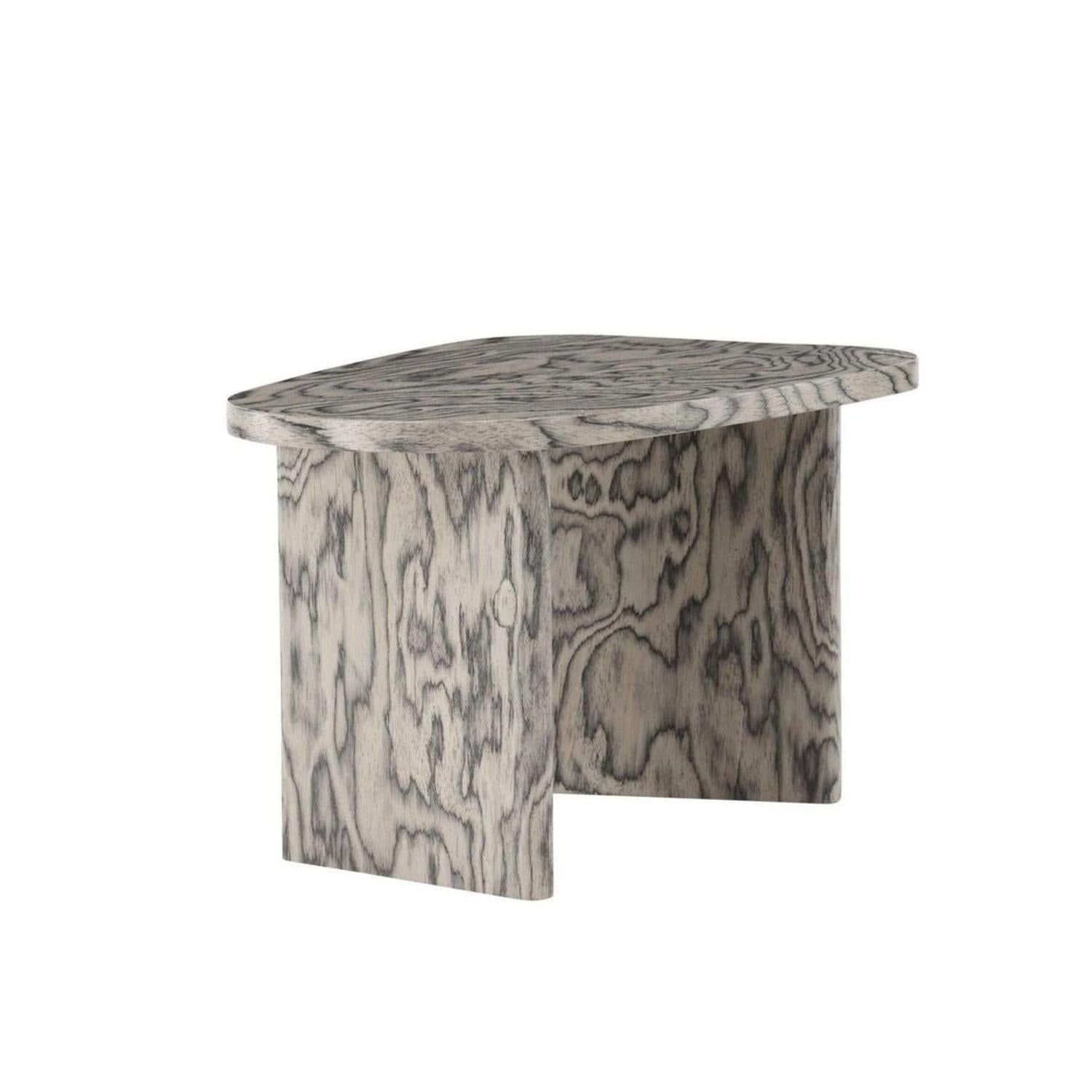 Beistelltisch Grönvik 70cm - Schwarz Grau Print-Beistelltisch-Venture Home-le canapé