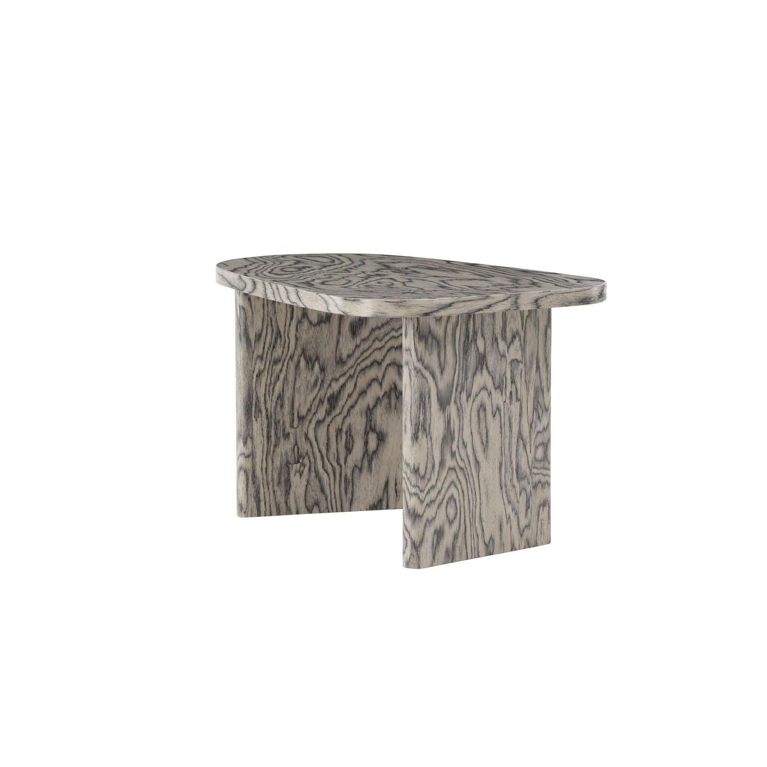 Beistelltisch Grönvik 70cm - Schwarz Grau Print-Beistelltische-Venture Home-le canapé