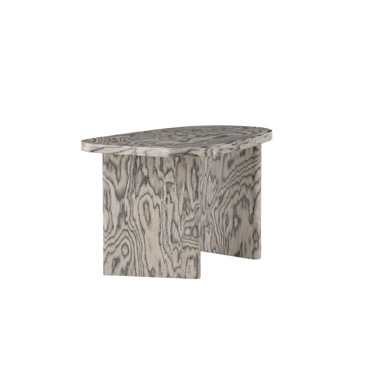Beistelltisch Grönvik 70cm - Schwarz Grau Print-Beistelltische-Venture Home-le canapé