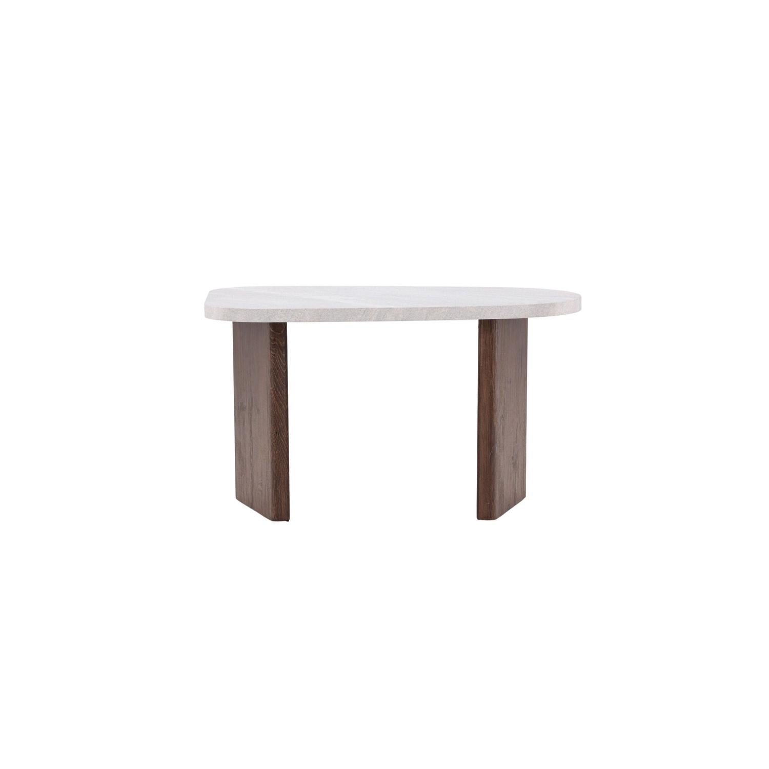 Beistelltisch Grönvik - Mokka & Betonoptik-Beistelltisch-Venture Home-le canapé