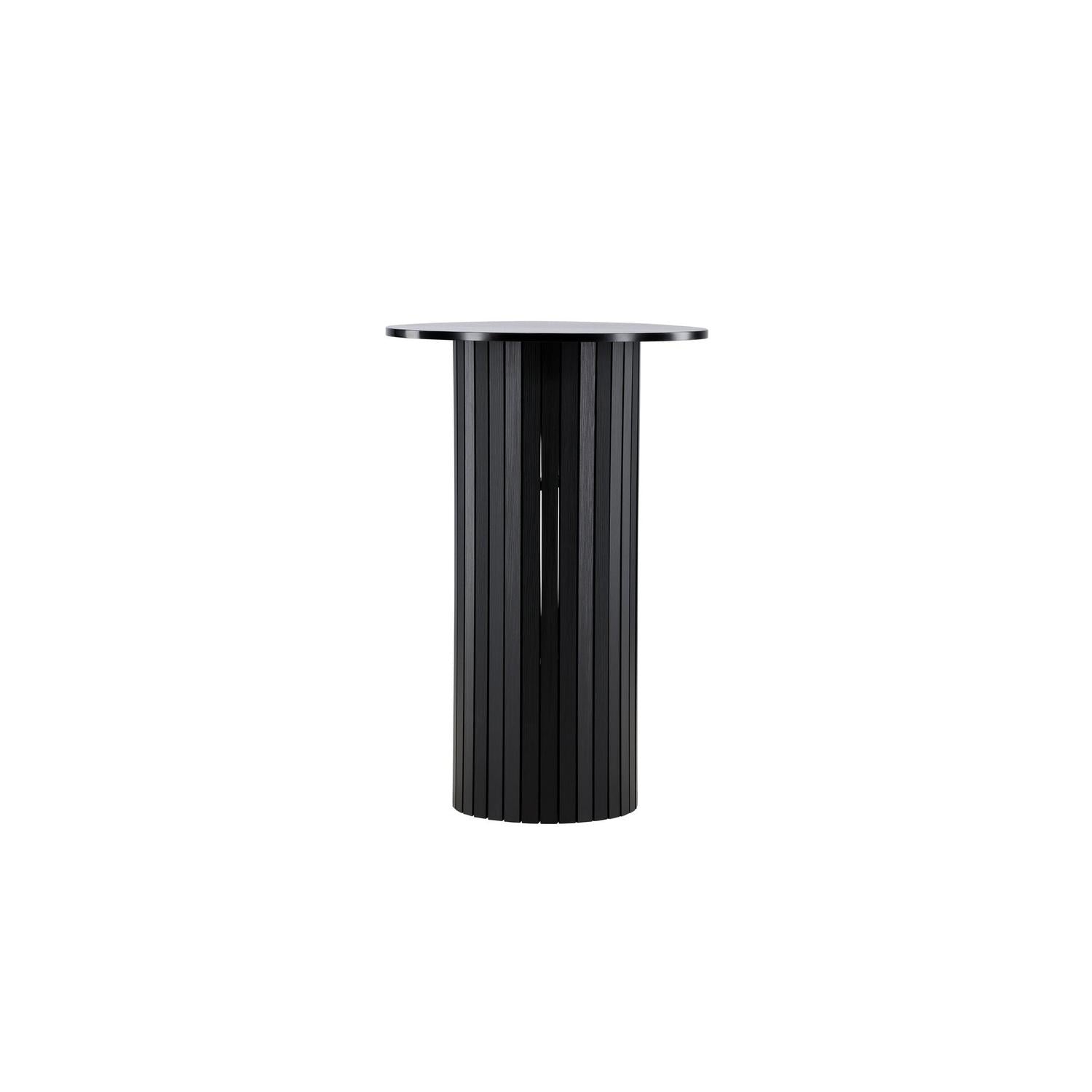 Beistelltisch Härön in Barhöhe Ø70*105cm - Schwarz-Beistelltisch-Venture Home-le canapé