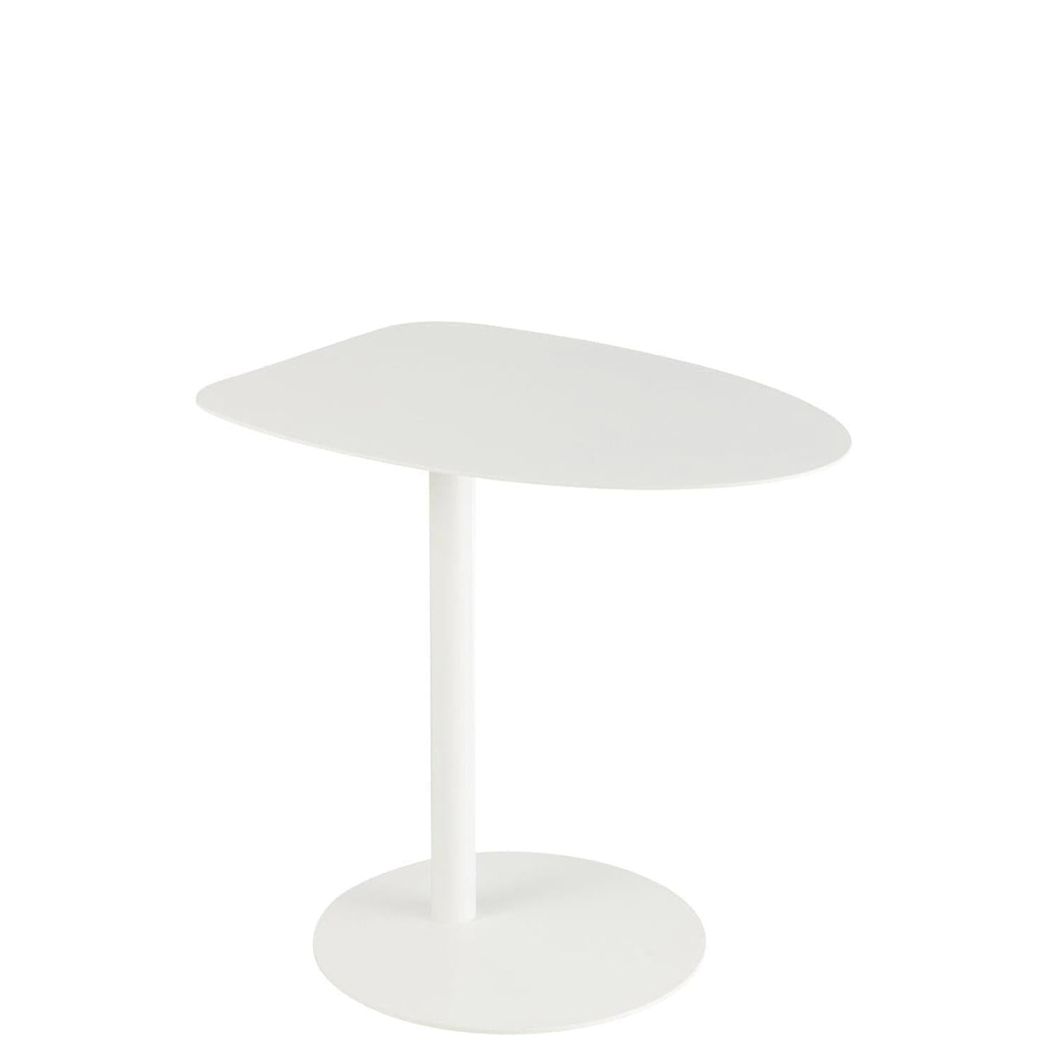 Beistelltisch Ice aus Metall - Weiß-Beistelltische-J-Line-le canapé