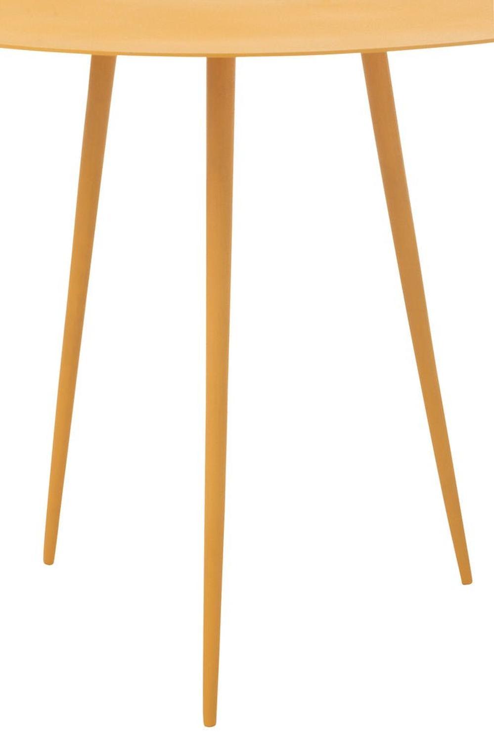 Beistelltisch Jenni aus Eisen - Ocker-Beistelltisch-J-Line-le canapé