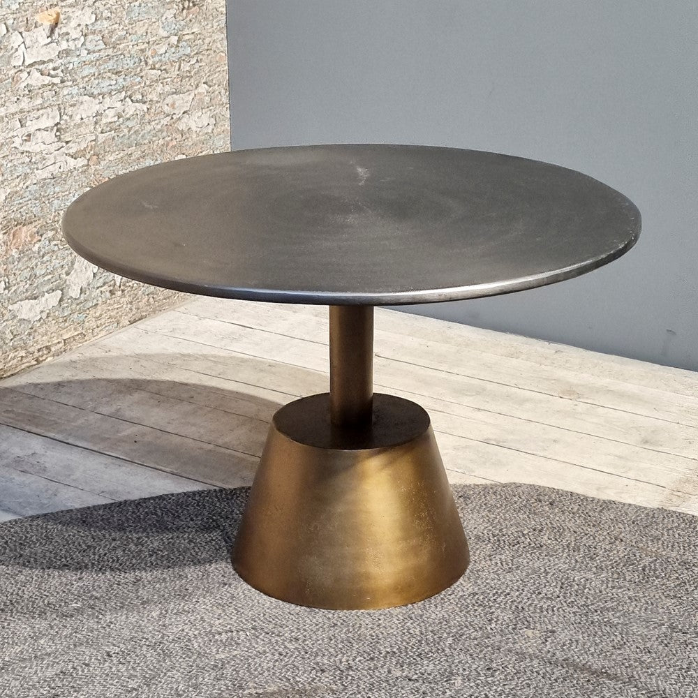 Beistelltisch Kian aus Aluminium - Gold/Silber-Beistelltisch-Benoa-le canapé