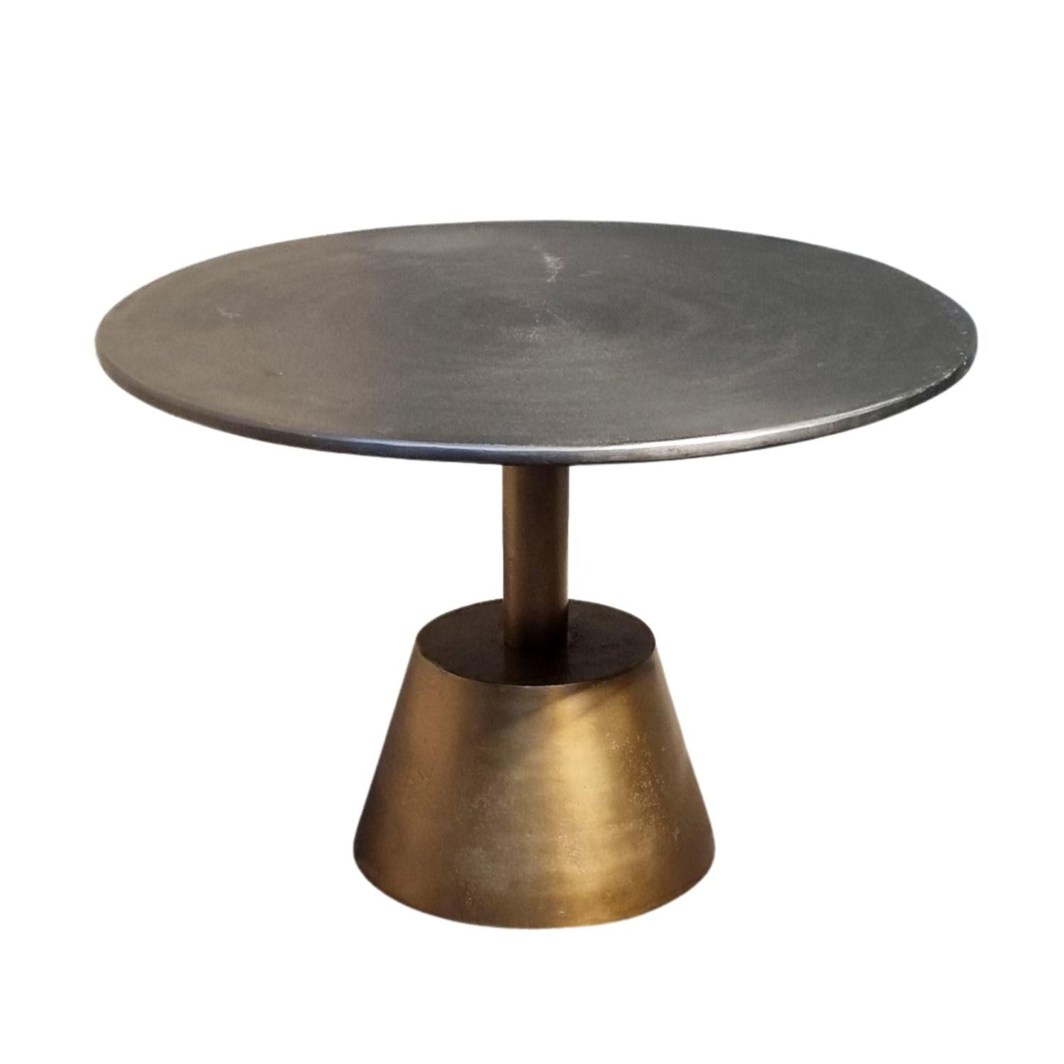 Beistelltisch Kian aus Aluminium - Gold/Silber-Beistelltisch-Benoa-le canapé