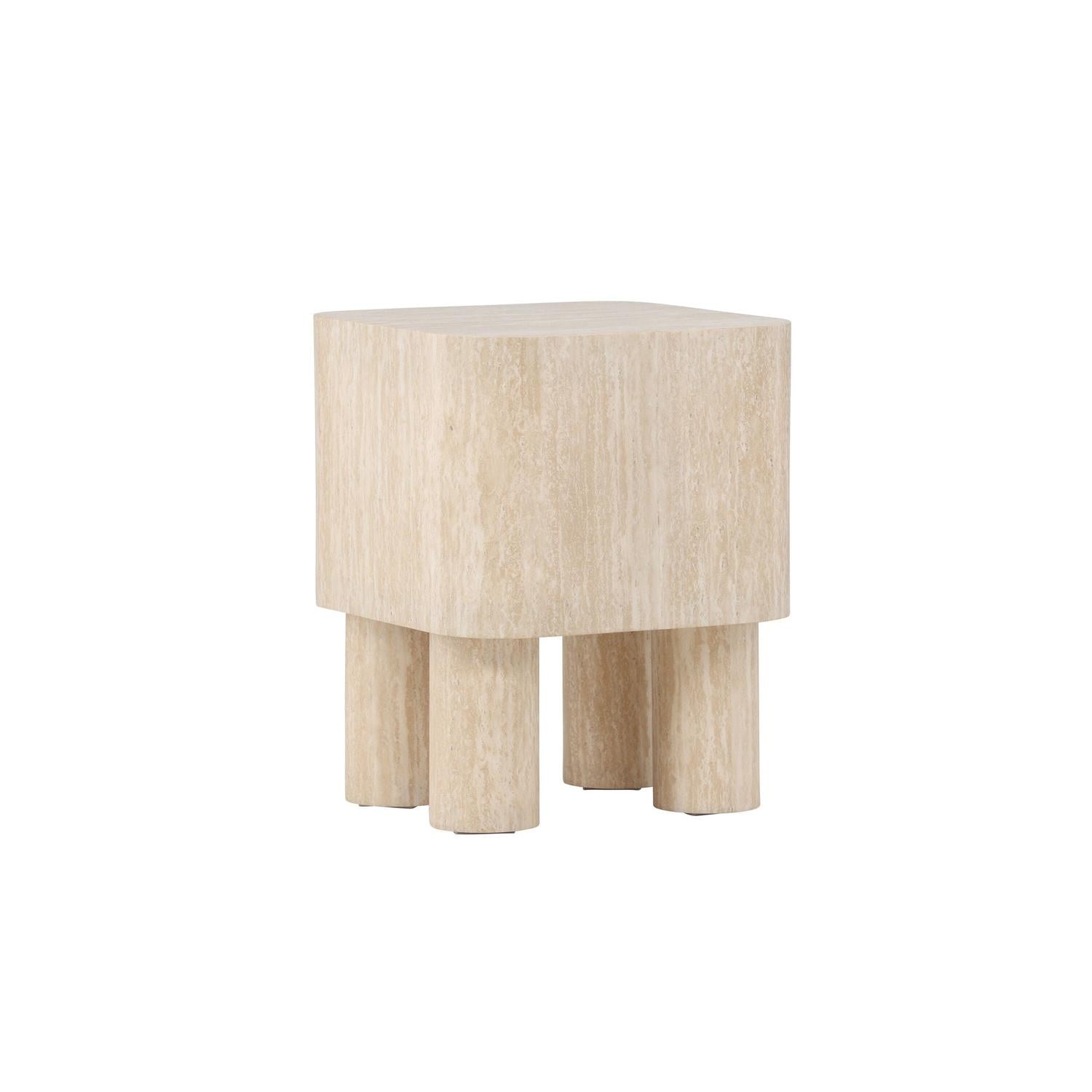 Beistelltisch Klirou - Beige-Beistelltisch-Venture Home-le canapé