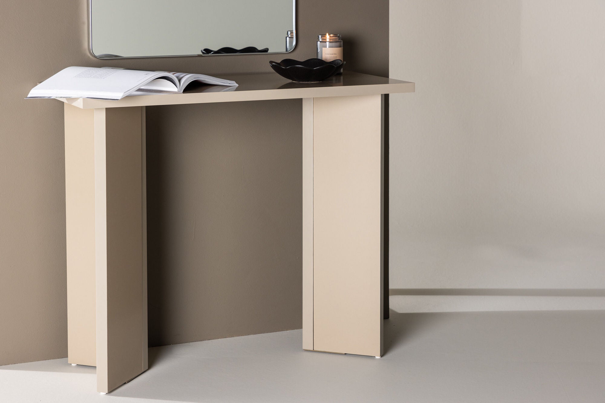 Vind Kristansund Desk - Beige / Beige MDF-Vind-le canapé
