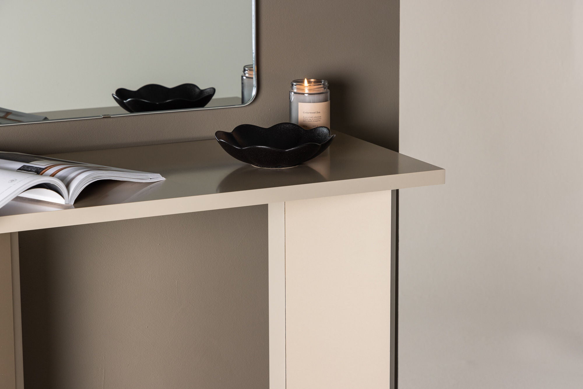 Vind Kristansund Desk - Beige / Beige MDF-Vind-le canapé