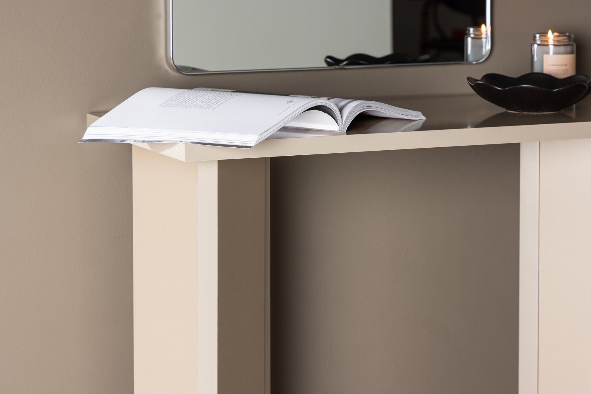 Vind Kristansund Desk - Beige / Beige MDF-Vind-le canapé