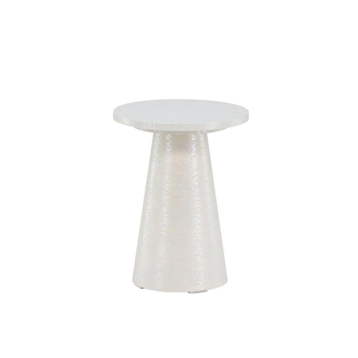 Beistelltisch Lanzo - Weiß Hochglanz-Beistelltisch-Venture Home-le canapé