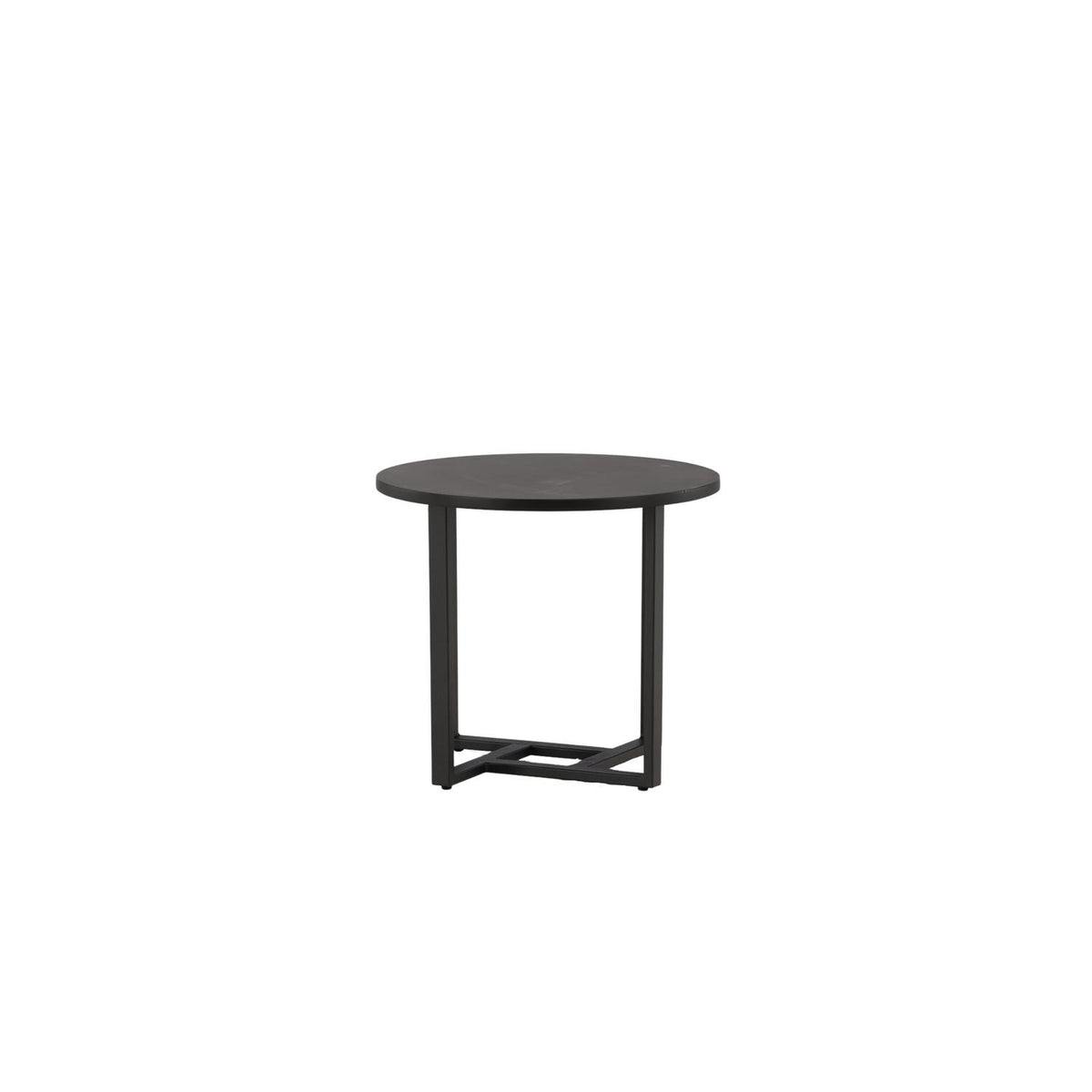 Beistelltisch Lawton Ø50cm - Schwarz-Beistelltische-Venture Home-le canapé
