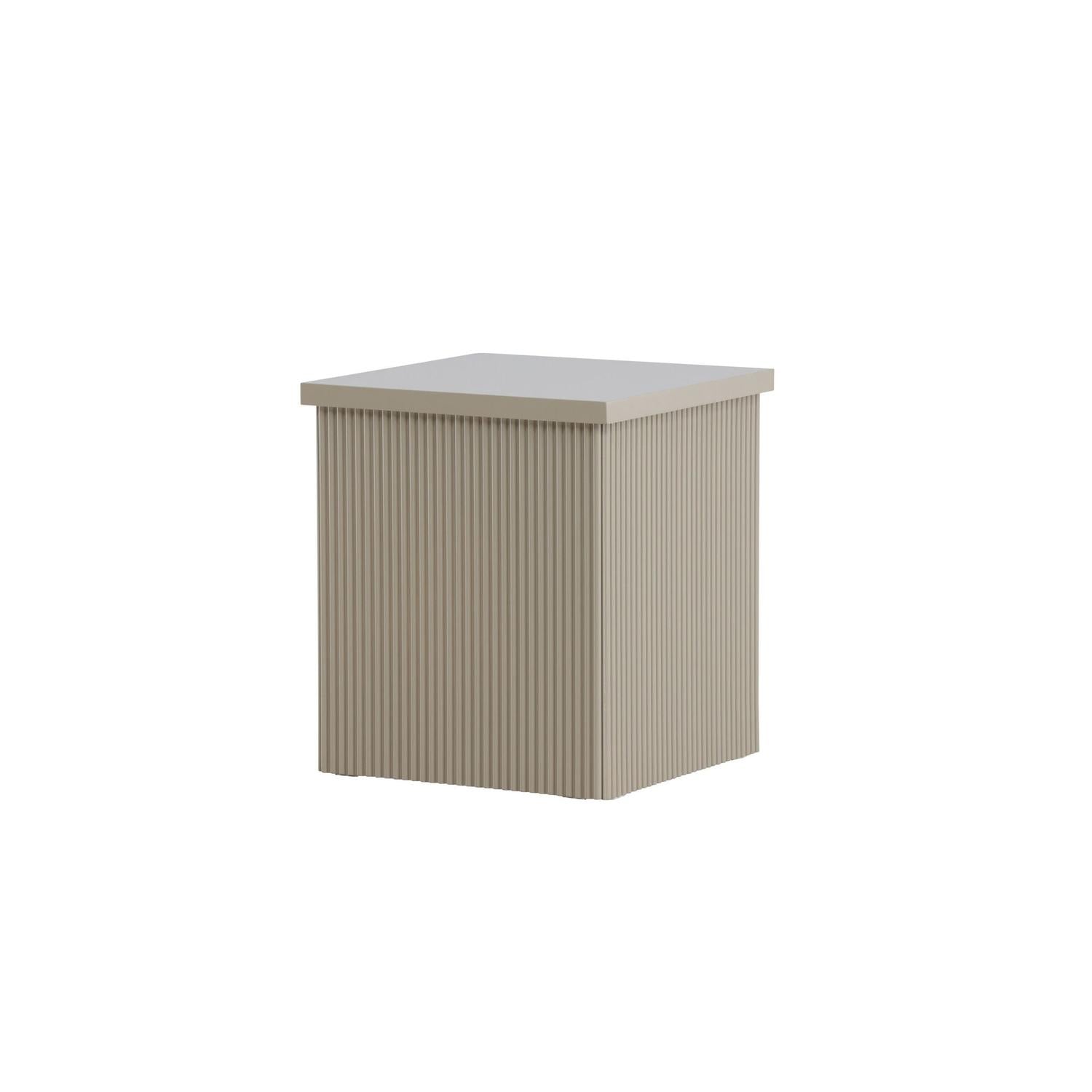 Beistelltisch Lenox 40cm - Beige-Beistelltisch-Venture Home-le canapé