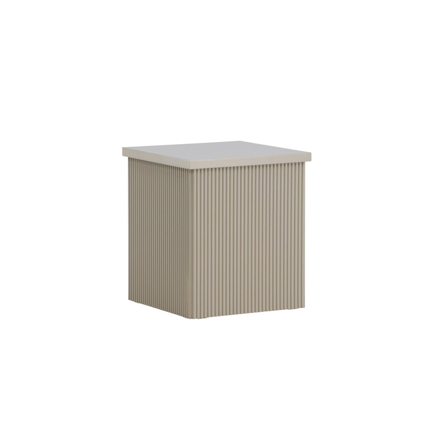 Beistelltisch Lenox 40cm - Beige-Beistelltisch-Venture Home-le canapé
