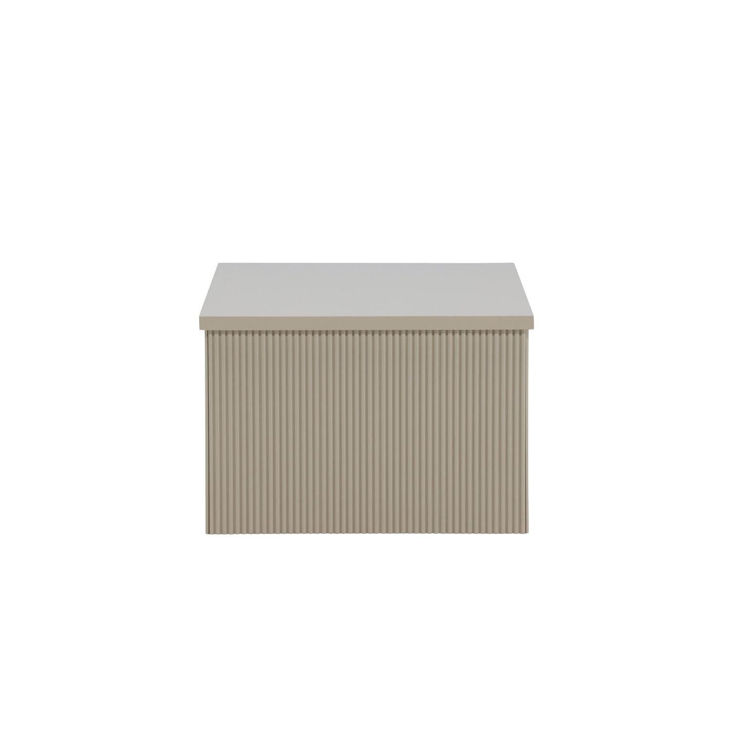 Beistelltisch Lenox 80cm - Beige-Beistelltisch-Venture Home-le canapé