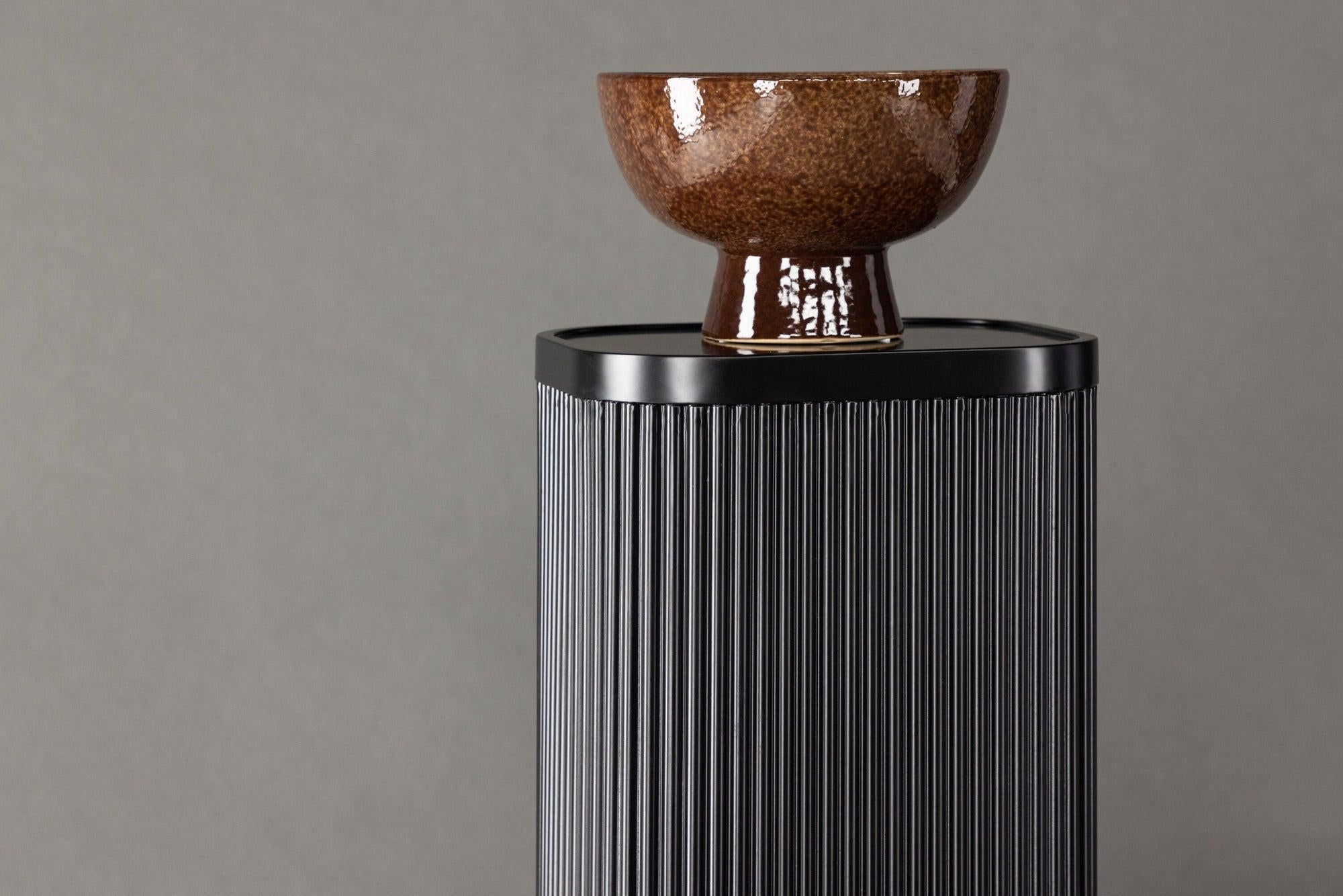 Beistelltisch Lenox Ø24cm - Schwarz-Beistelltische-Venture Home-le canapé