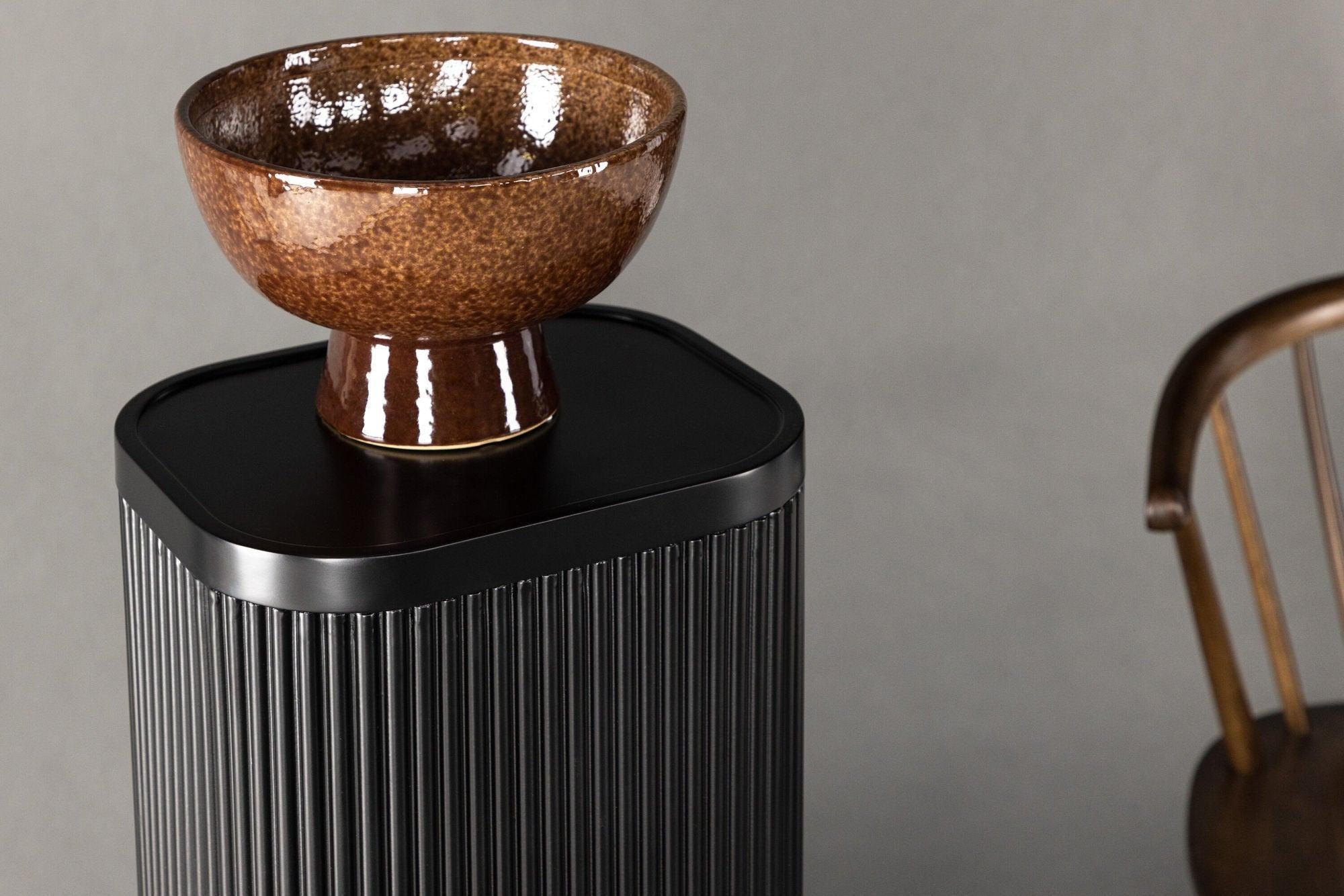 Beistelltisch Lenox Ø24cm - Schwarz-Beistelltische-Venture Home-le canapé