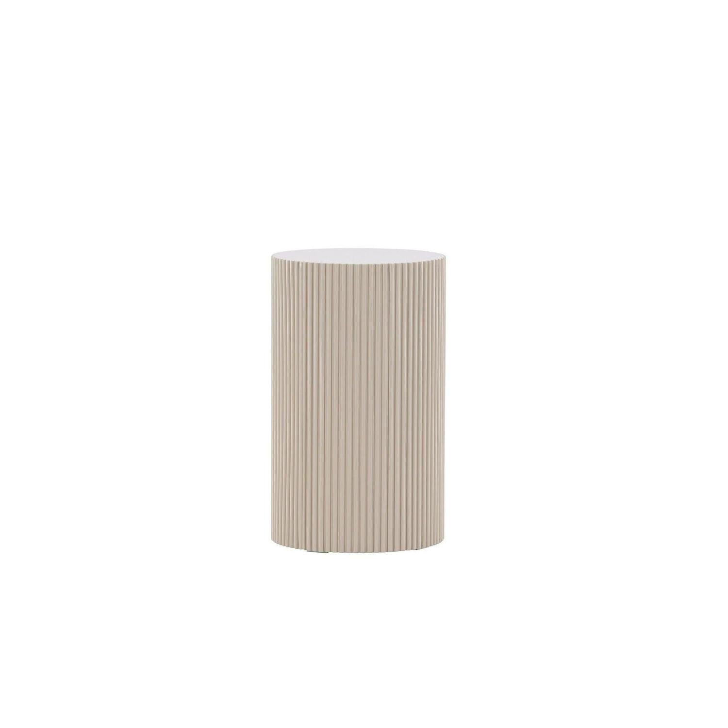 Beistelltisch Lenox Ø31cm - Beige-Beistelltische-Venture Home-le canapé
