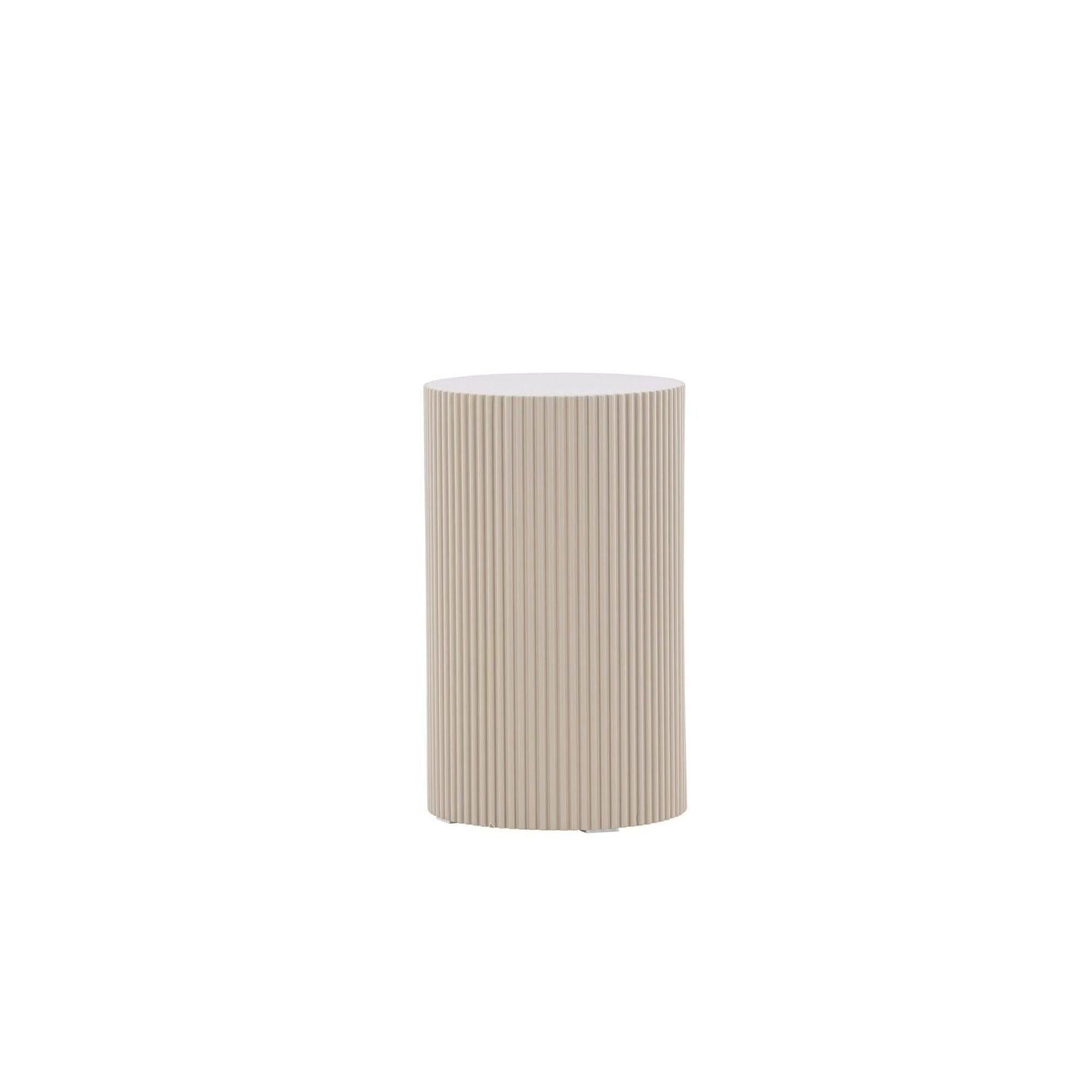 Beistelltisch Lenox Ø31cm - Beige-Beistelltische-Venture Home-le canapé