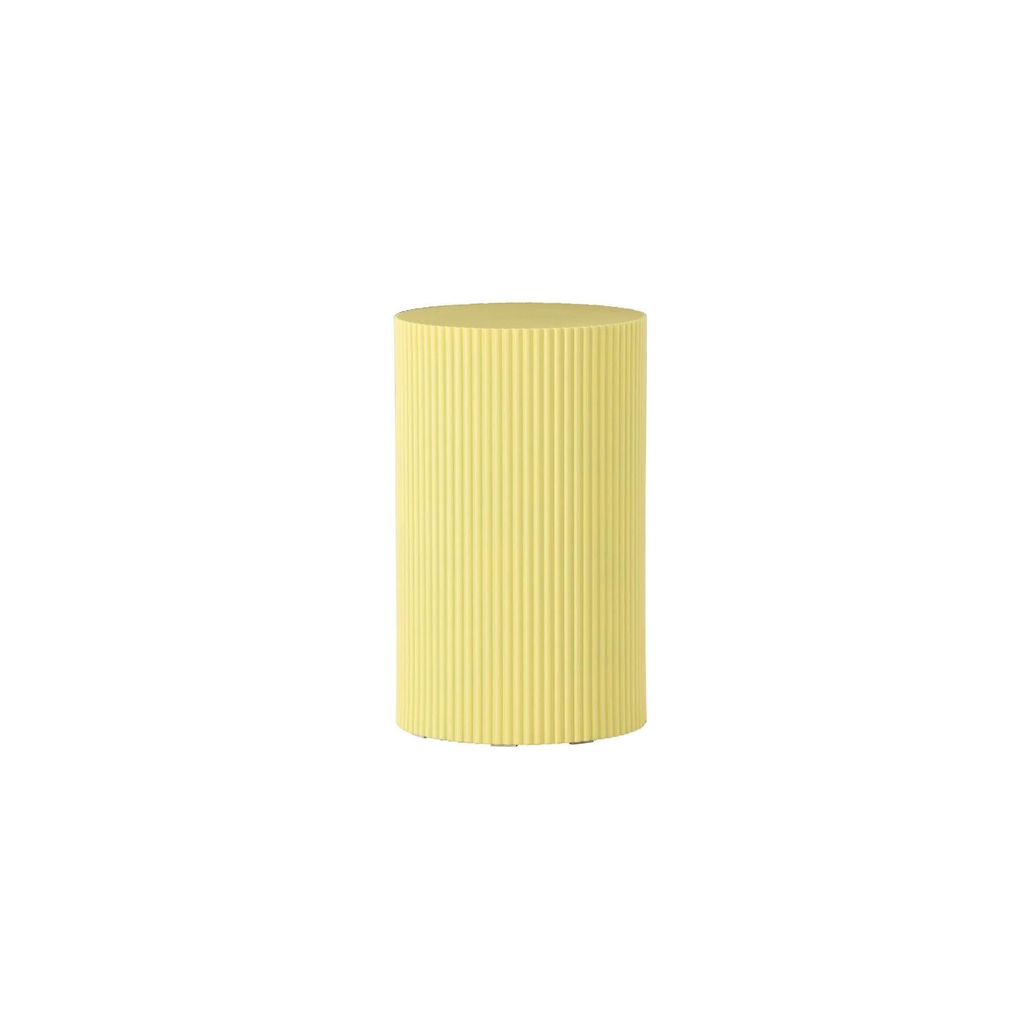 Beistelltisch Lenox Ø31cm - Hellgelb-Beistelltisch-Venture Home-le canapé