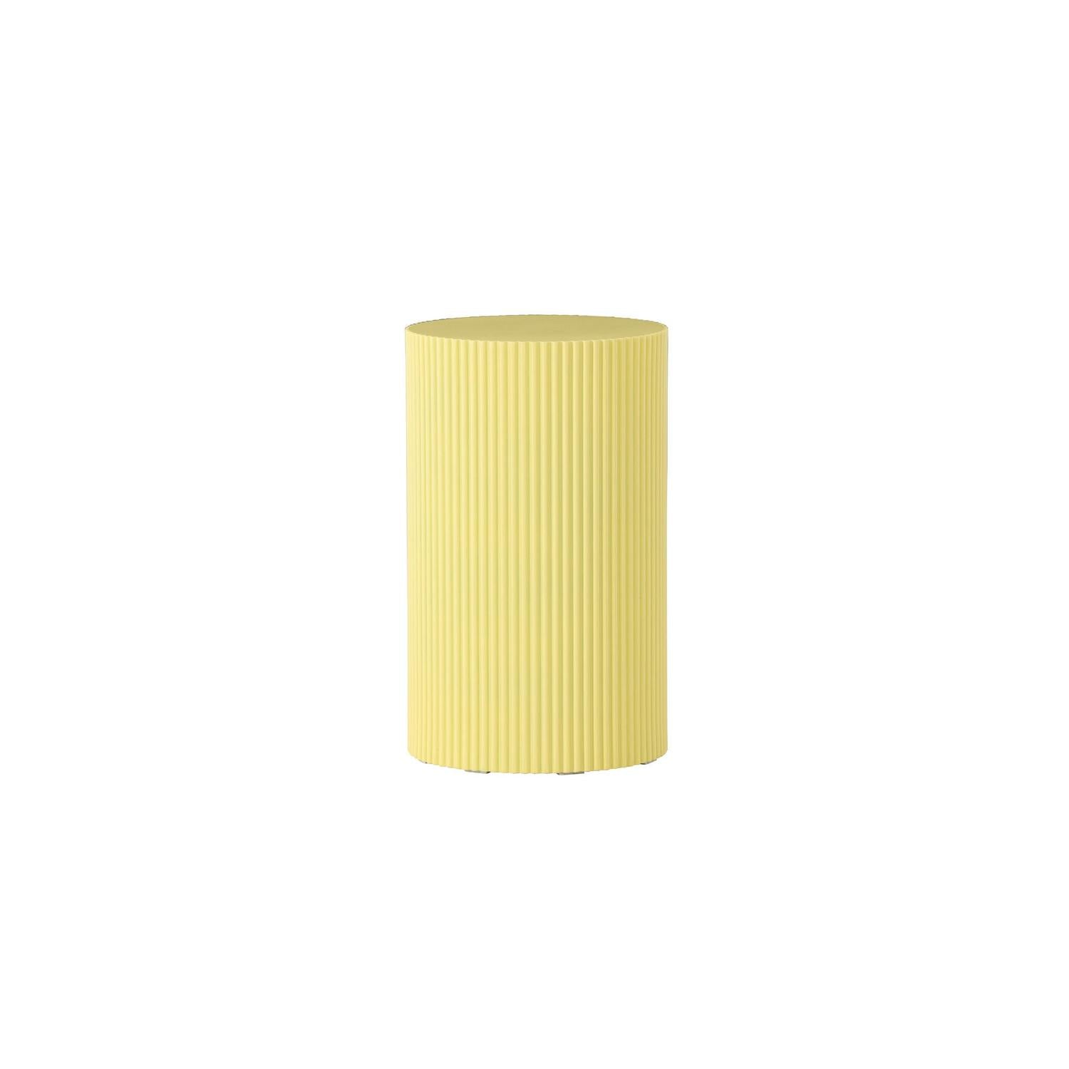Beistelltisch Lenox Ø31cm - Hellgelb-Beistelltisch-Venture Home-le canapé