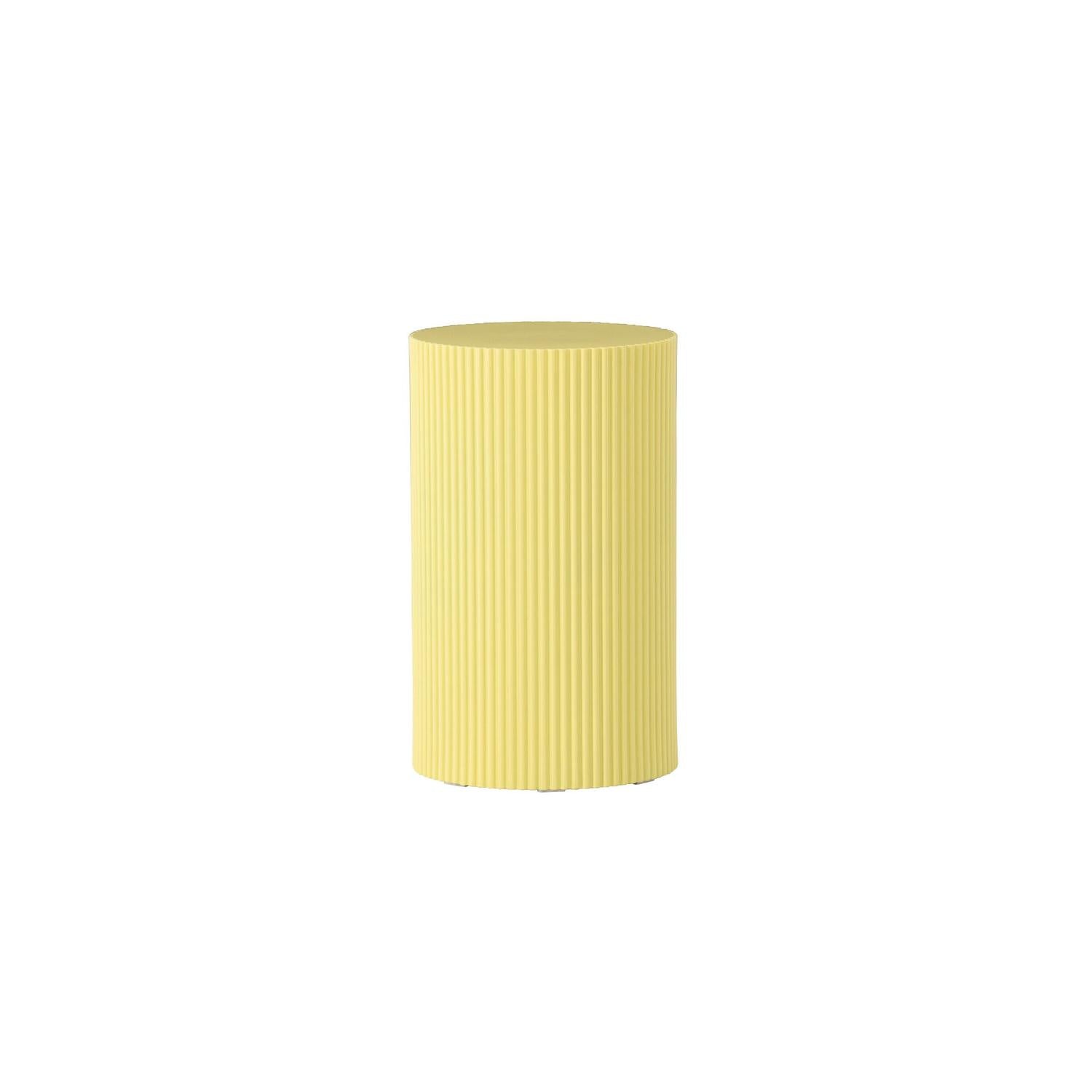 Beistelltisch Lenox Ø31cm - Hellgelb-Beistelltisch-Venture Home-le canapé